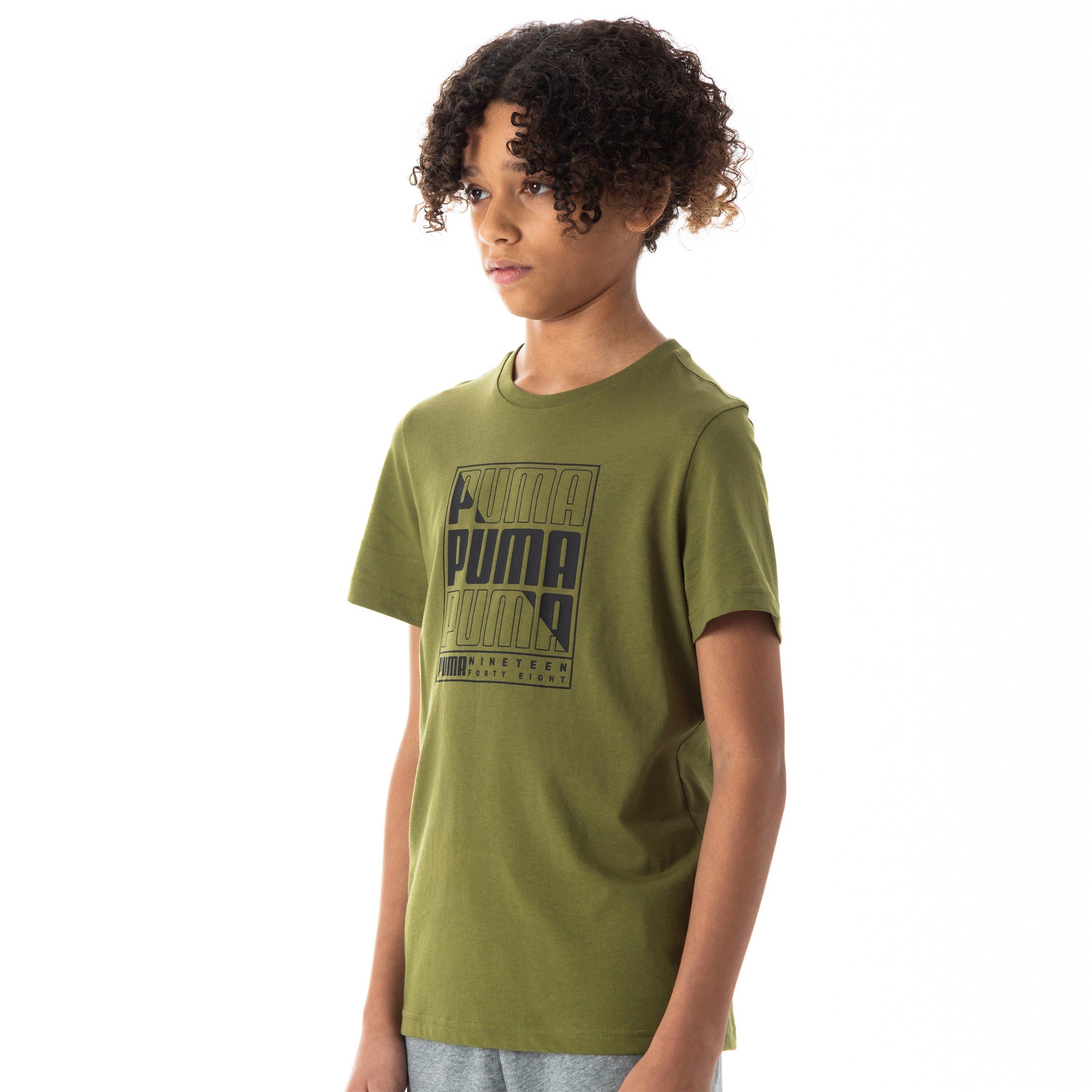Olive Graphique - Puma - Logo T-shirt Juniors - 2