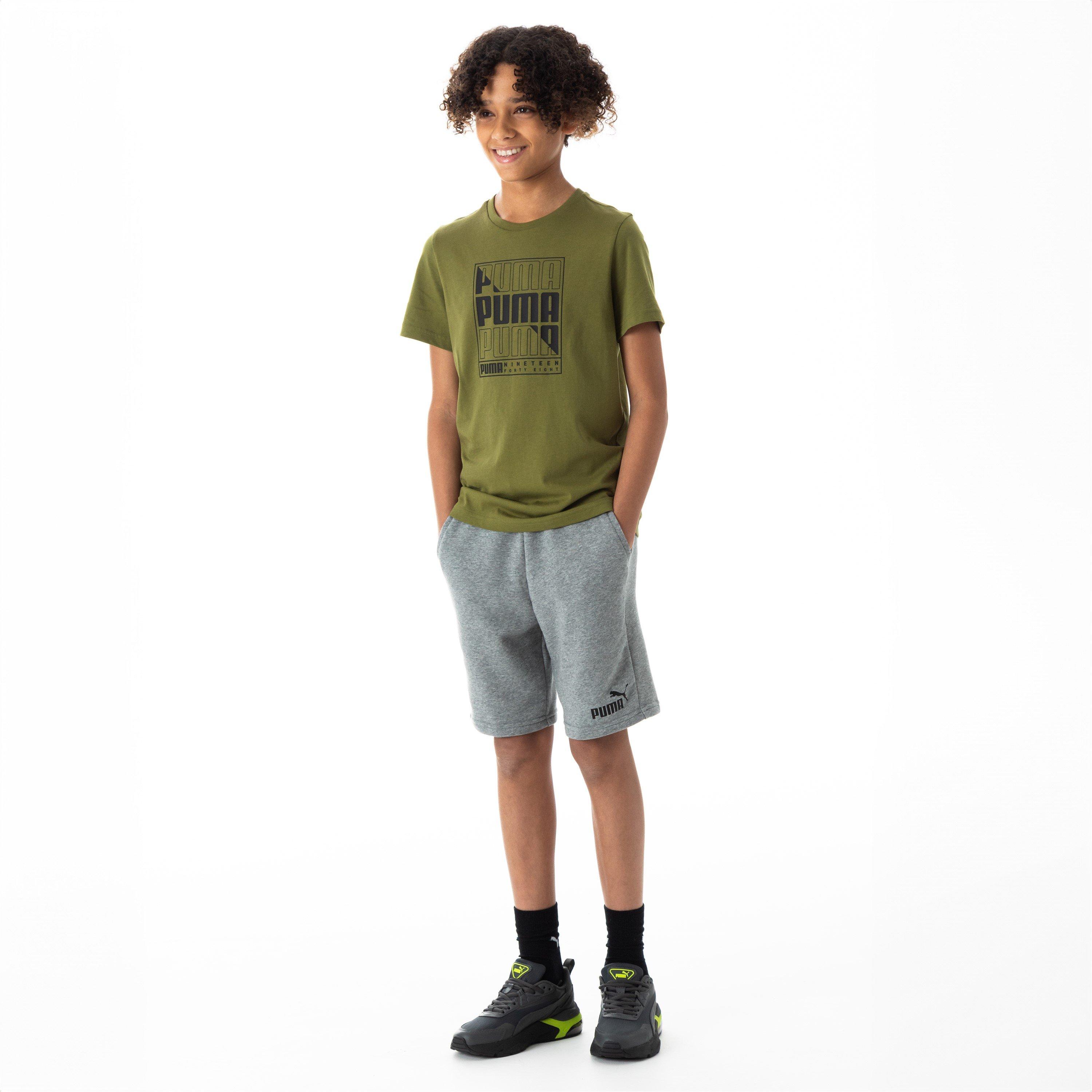 Olive Graphique - Puma - Logo T-shirt Juniors - 4