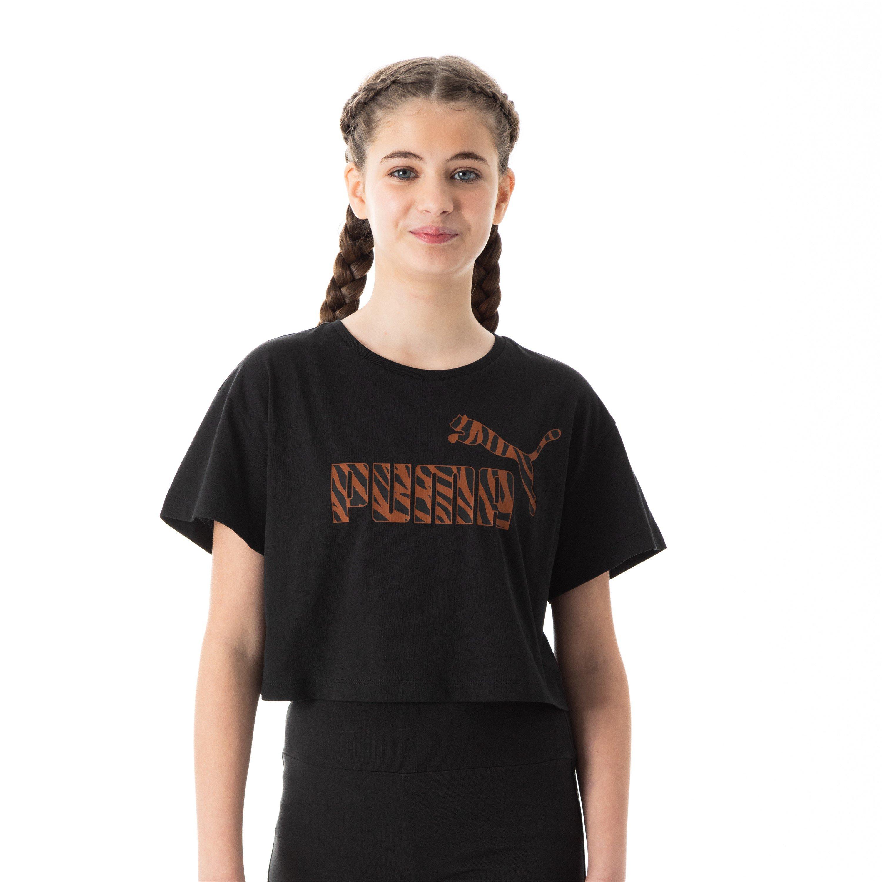 Black Crop - Puma - Relaxed T-Shirt Juniors - 1