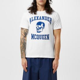 Alexander McQueen Varsity Skull T Shirt