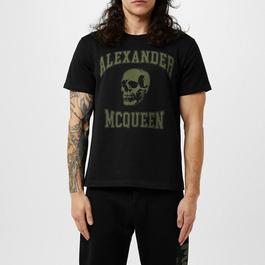 Alexander McQueen Varsity Skull T Shirt