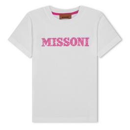 Missoni Embroidered Logo Sequin T Shirt