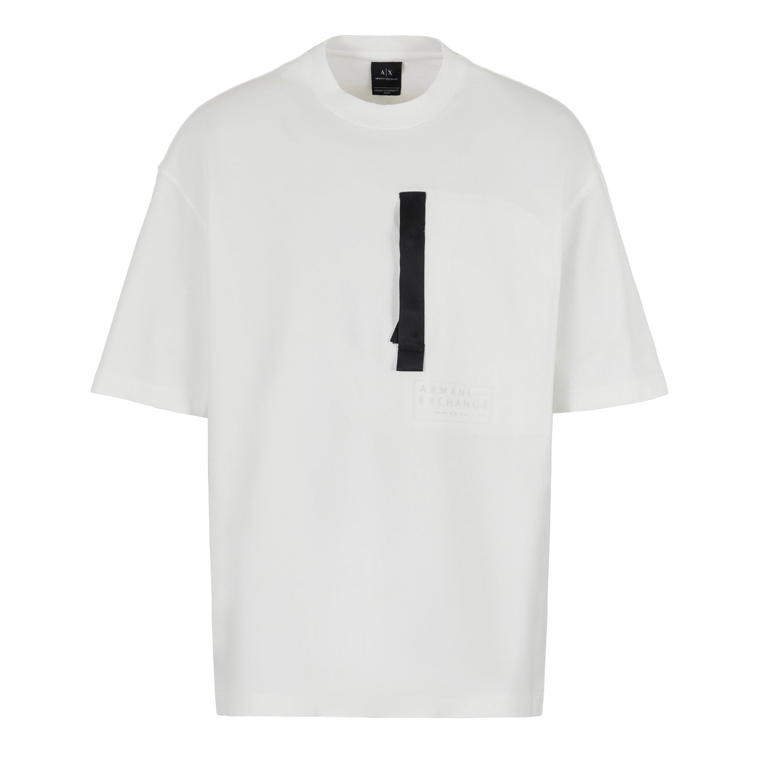 White 1116 - Armani Exchange - Men's Oversized T-Shirt