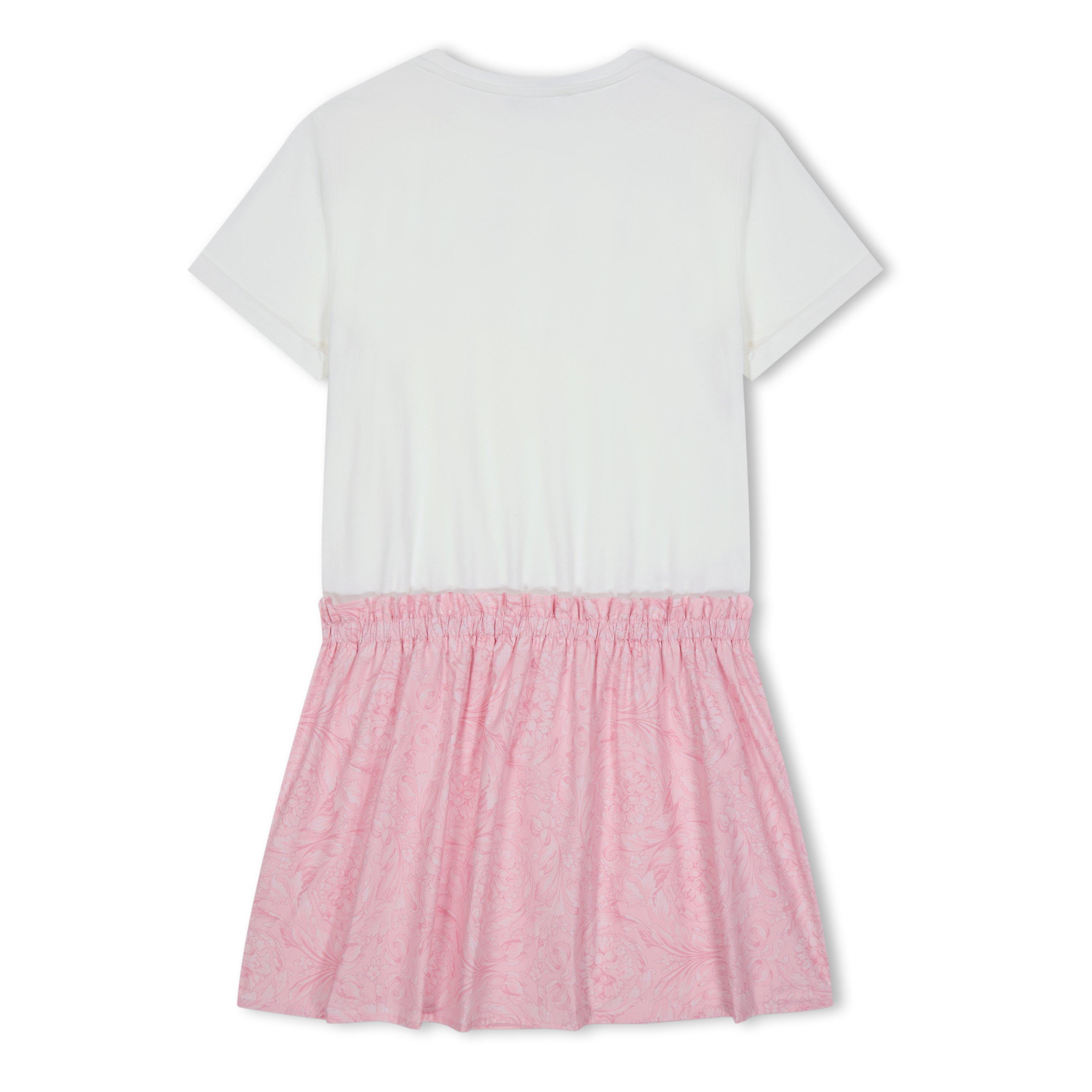 Pale Pink 2W310 - Versace - Barocco T-Shirt Dress Juniors - 2