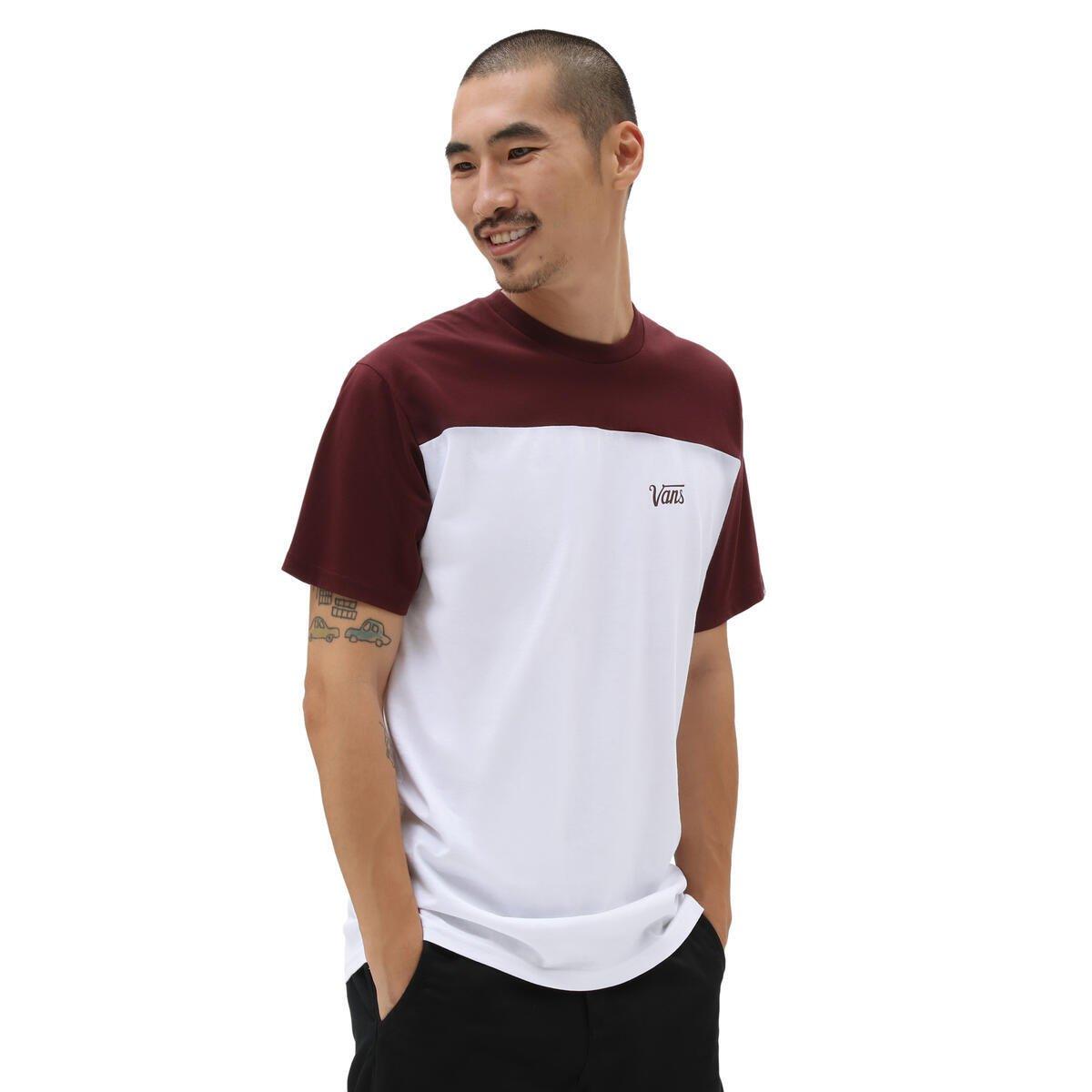 White - Vans - Men's Script Regular Fit T-Shirt - 1