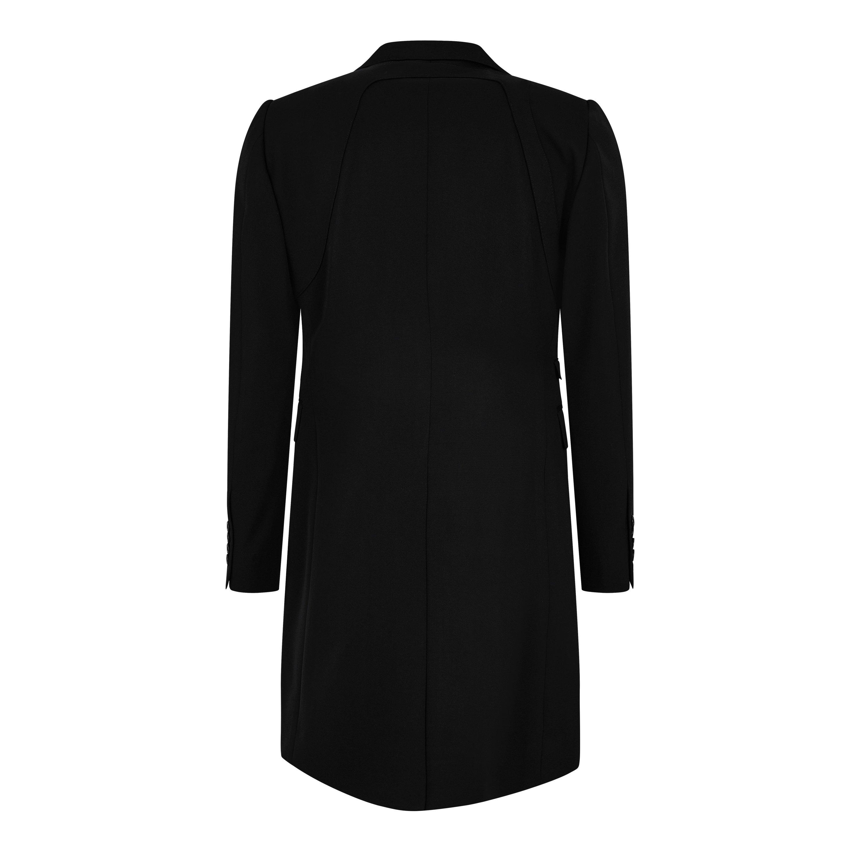 Black - Alexander McQueen - Harness Wool Coat - 6