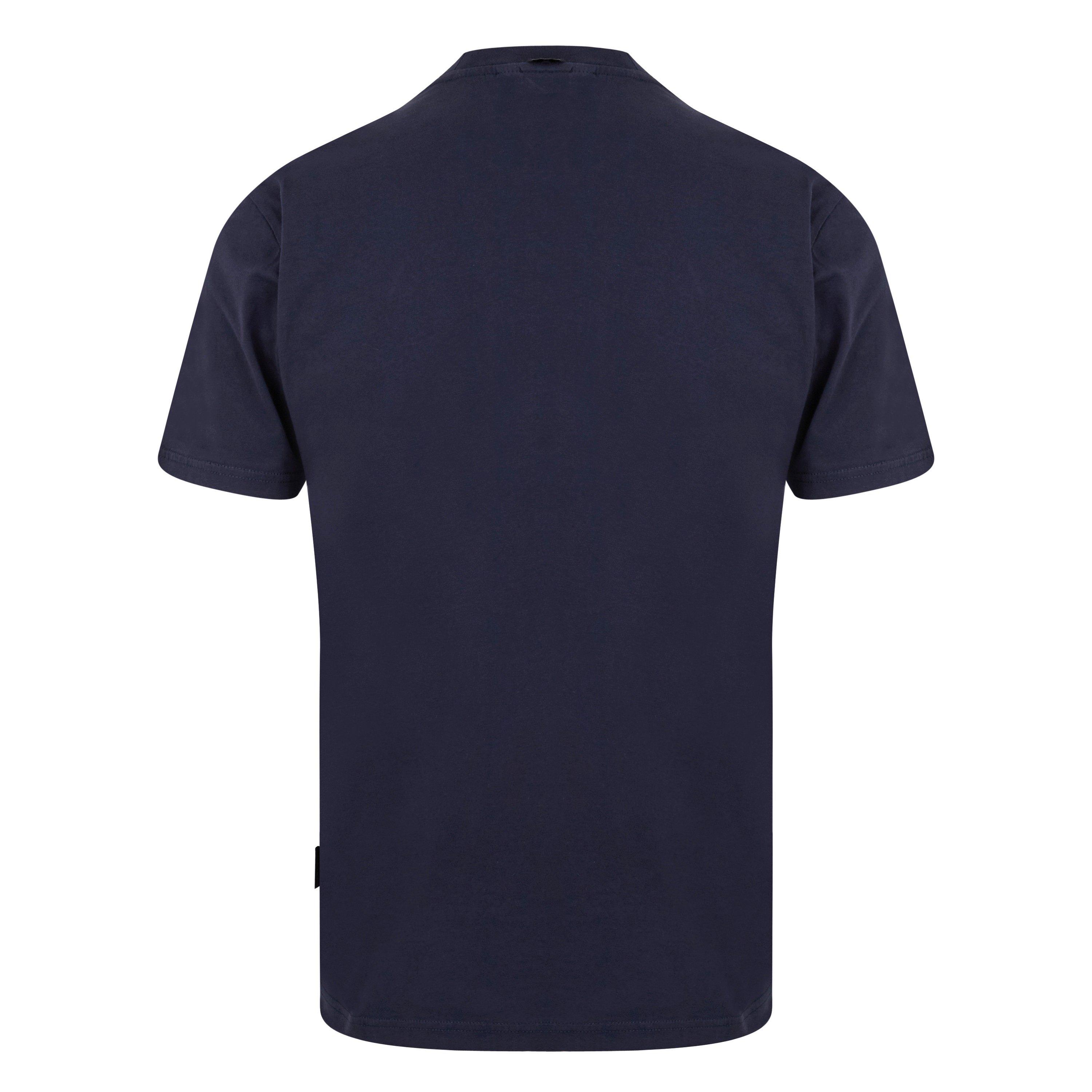 Blu Marine - Napapijri - Men's Bollo Regular Fit T-Shirt - 6