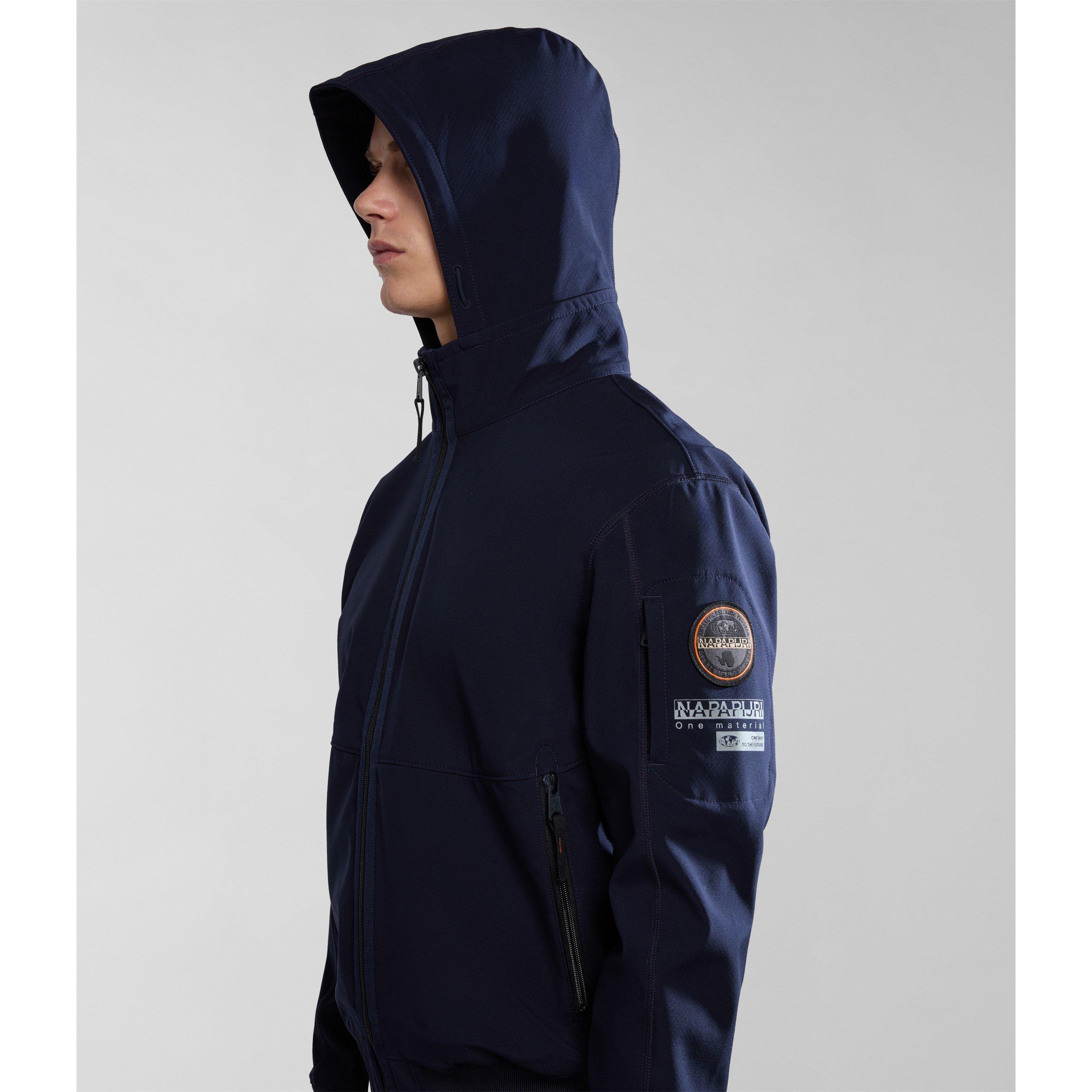 Blu Marine - Napapijri - Men's Melville Water-Resistant Softshell Jacket - 3