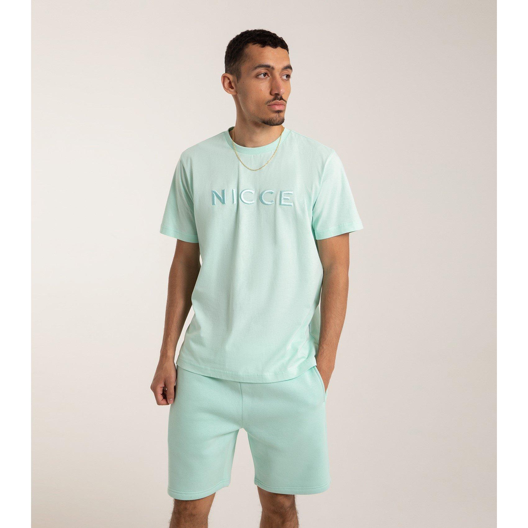 Pale Mint - Nicce - Mens Mercury T-Shirt - Oatmeal Marl - 2