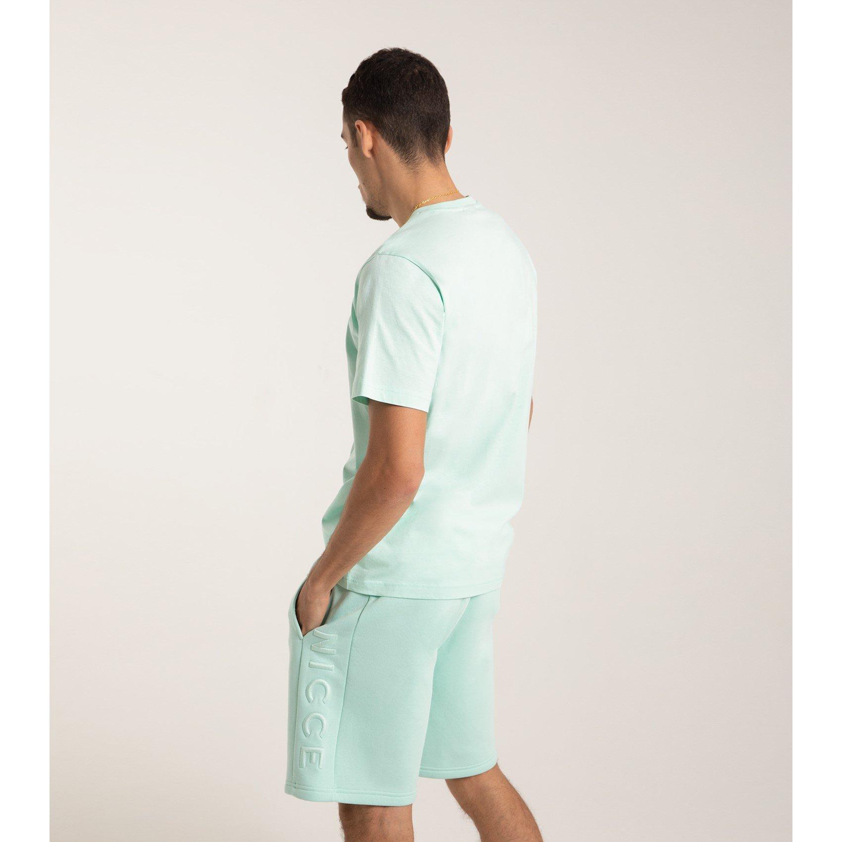 Pale Mint - Nicce - Mens Mercury T-Shirt - Oatmeal Marl - 3