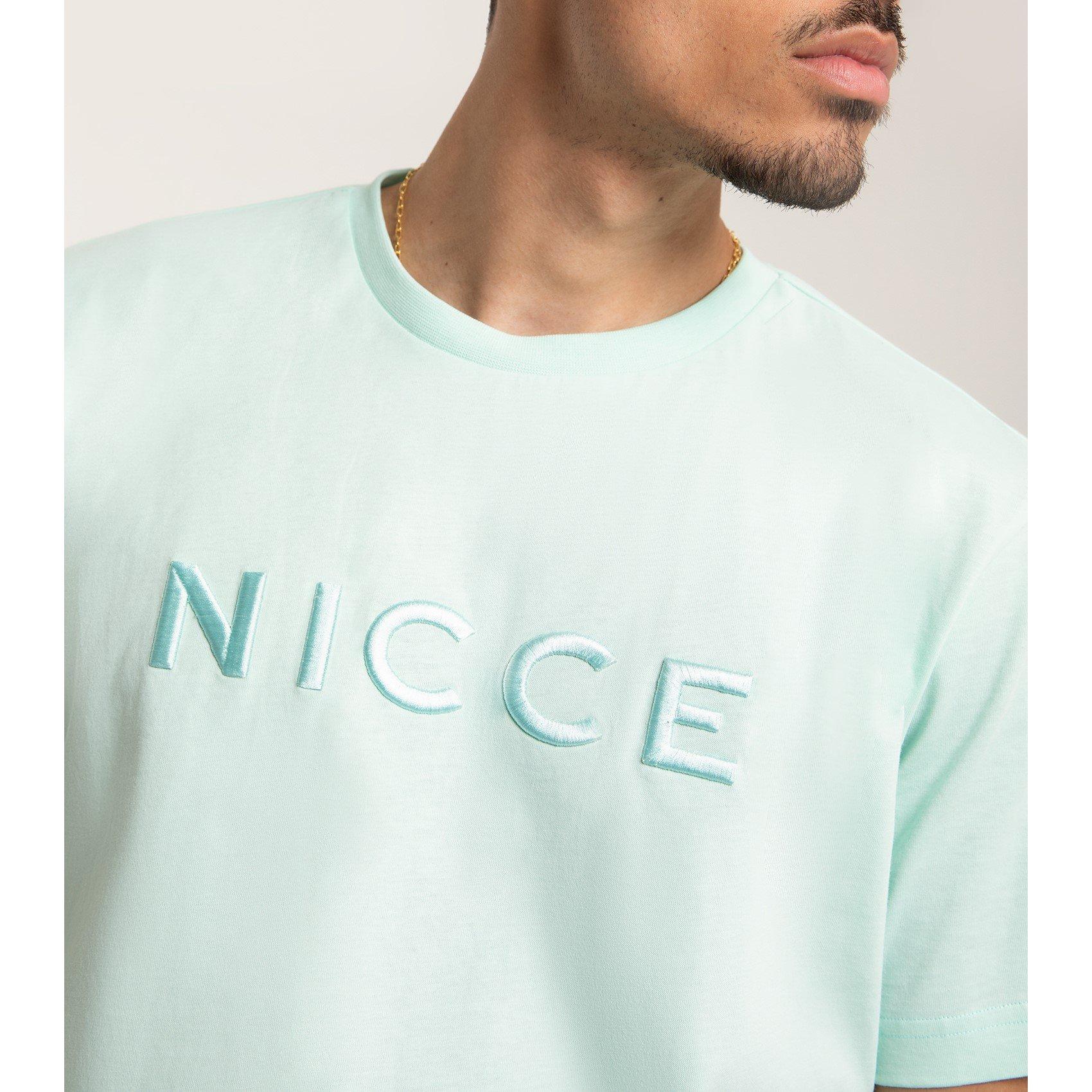 Pale Mint - Nicce - Mens Mercury T-Shirt - Oatmeal Marl - 4