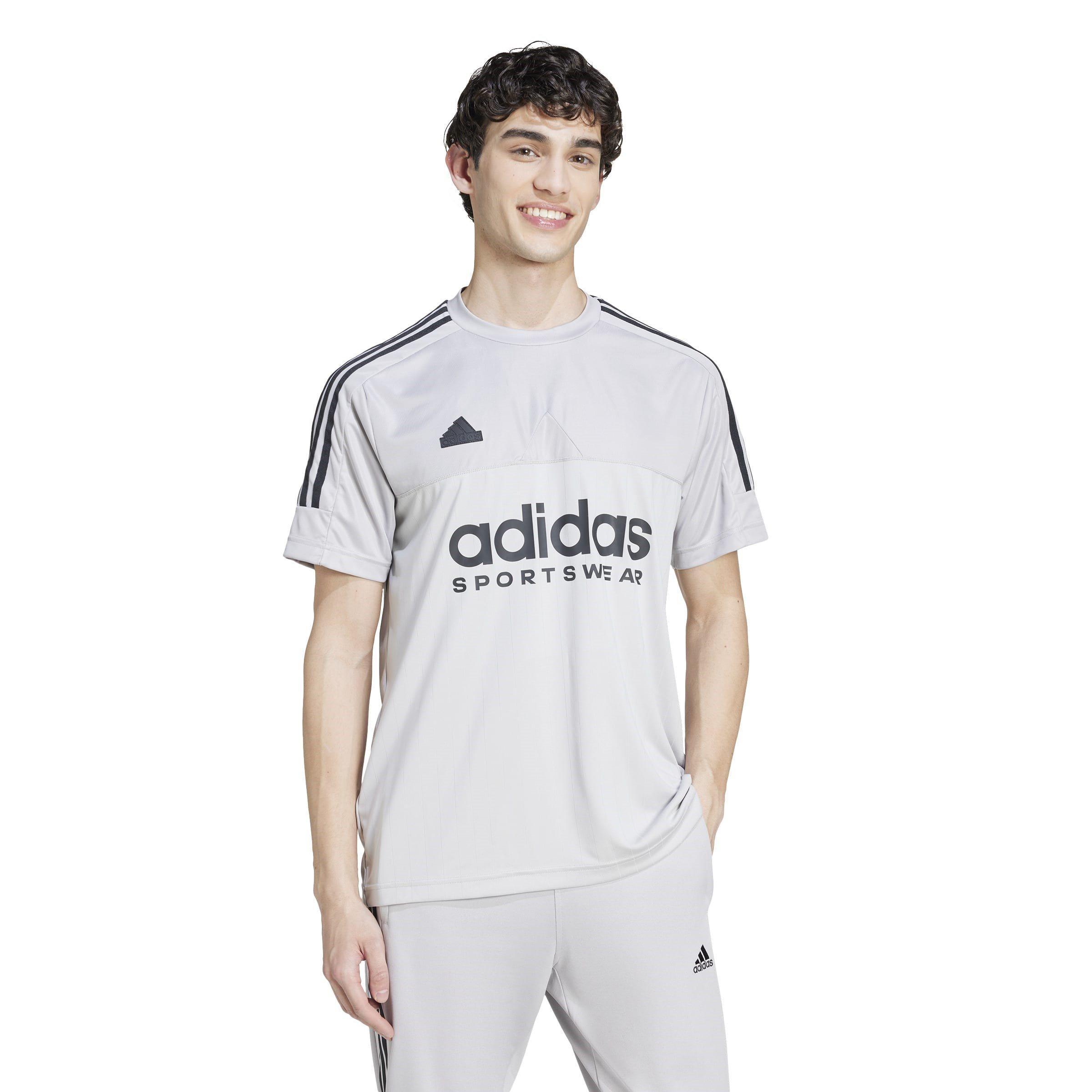 Grijs Twee/Zwart - adidas - Tiro T-shirt Mens - 2
