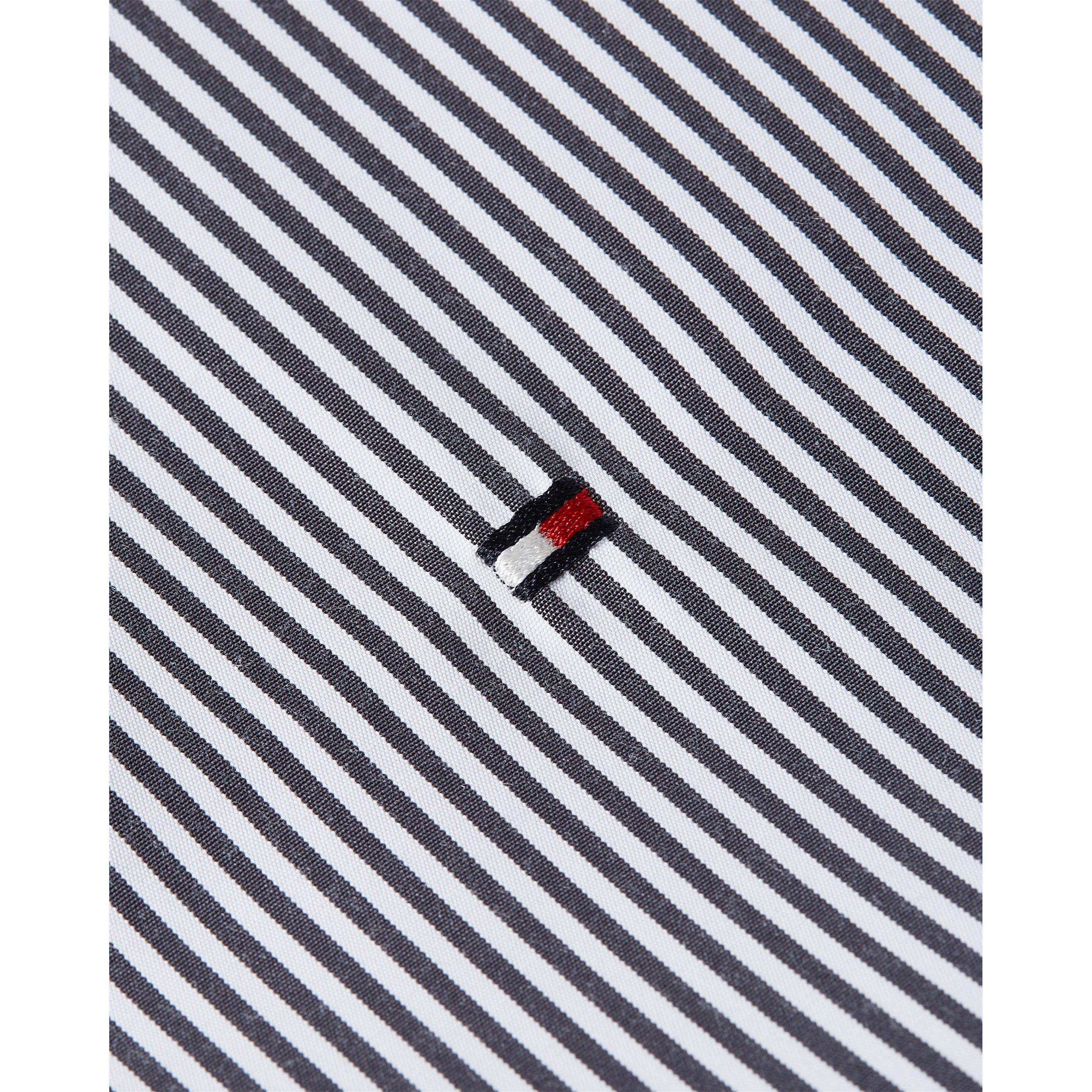 Stp Desert Sky - Tommy Hilfiger - Women's Stripe Short-Sleeve Blouse - 7