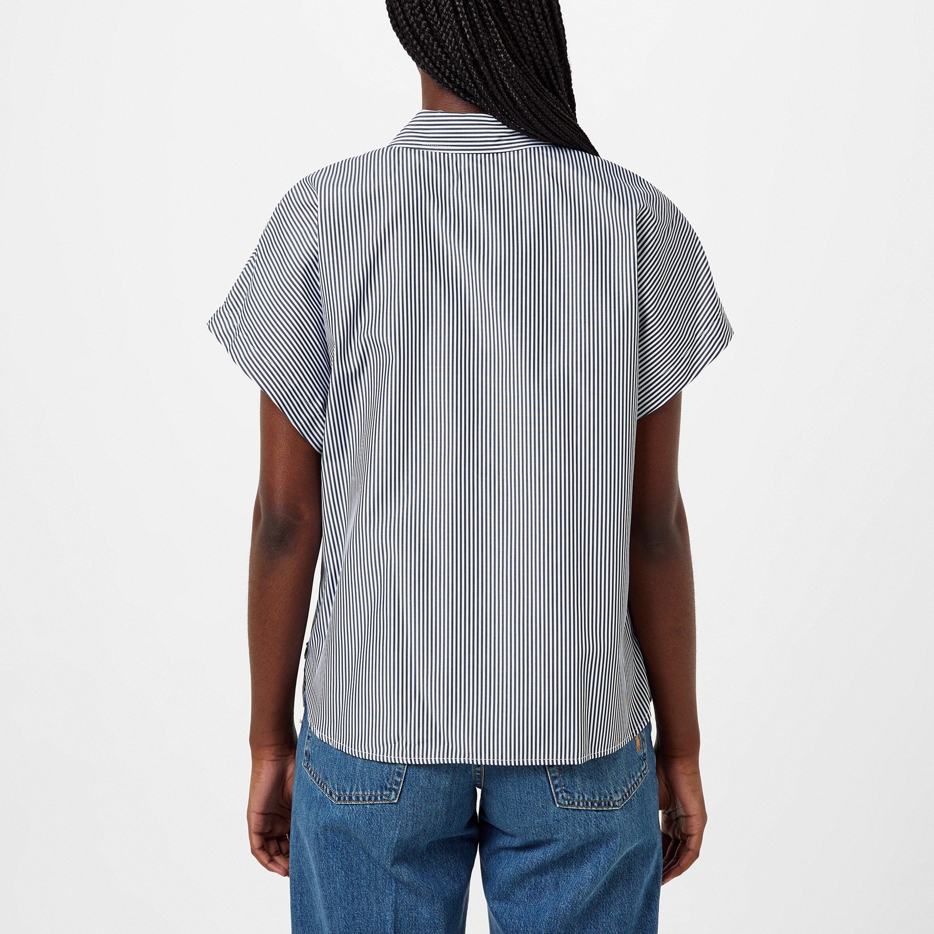 Stp Desert Sky - Tommy Hilfiger - Women's Stripe Short-Sleeve Blouse - 3