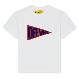 Off White Logo Flag T-Shirt Juniors
