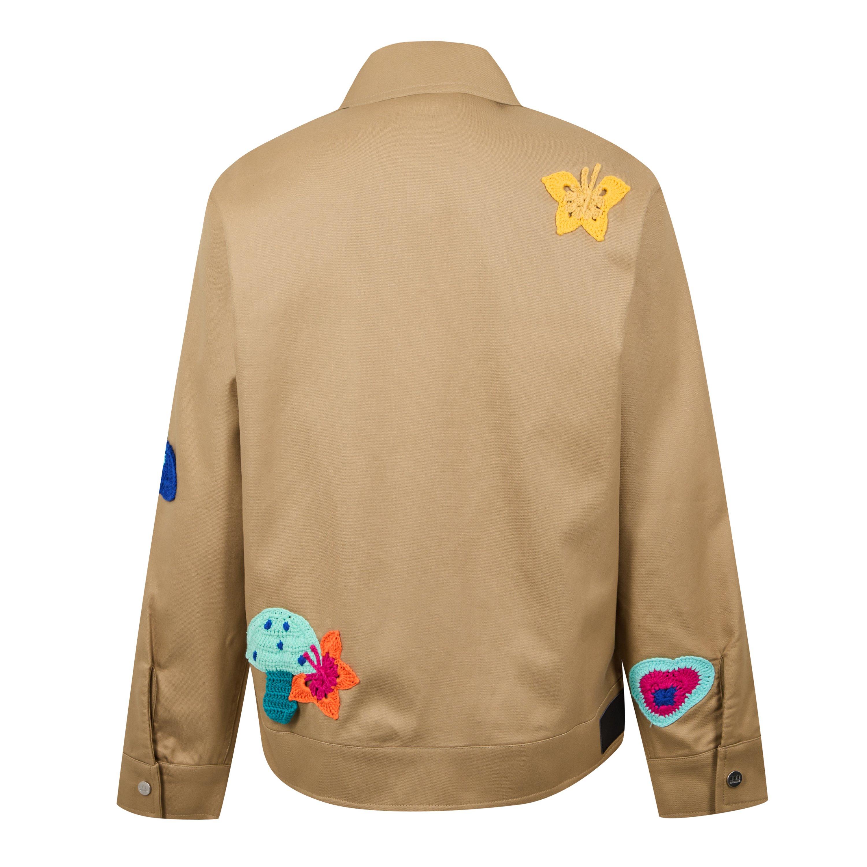 Sand - Nahmias - Men's Patch Coach Jacket - 2