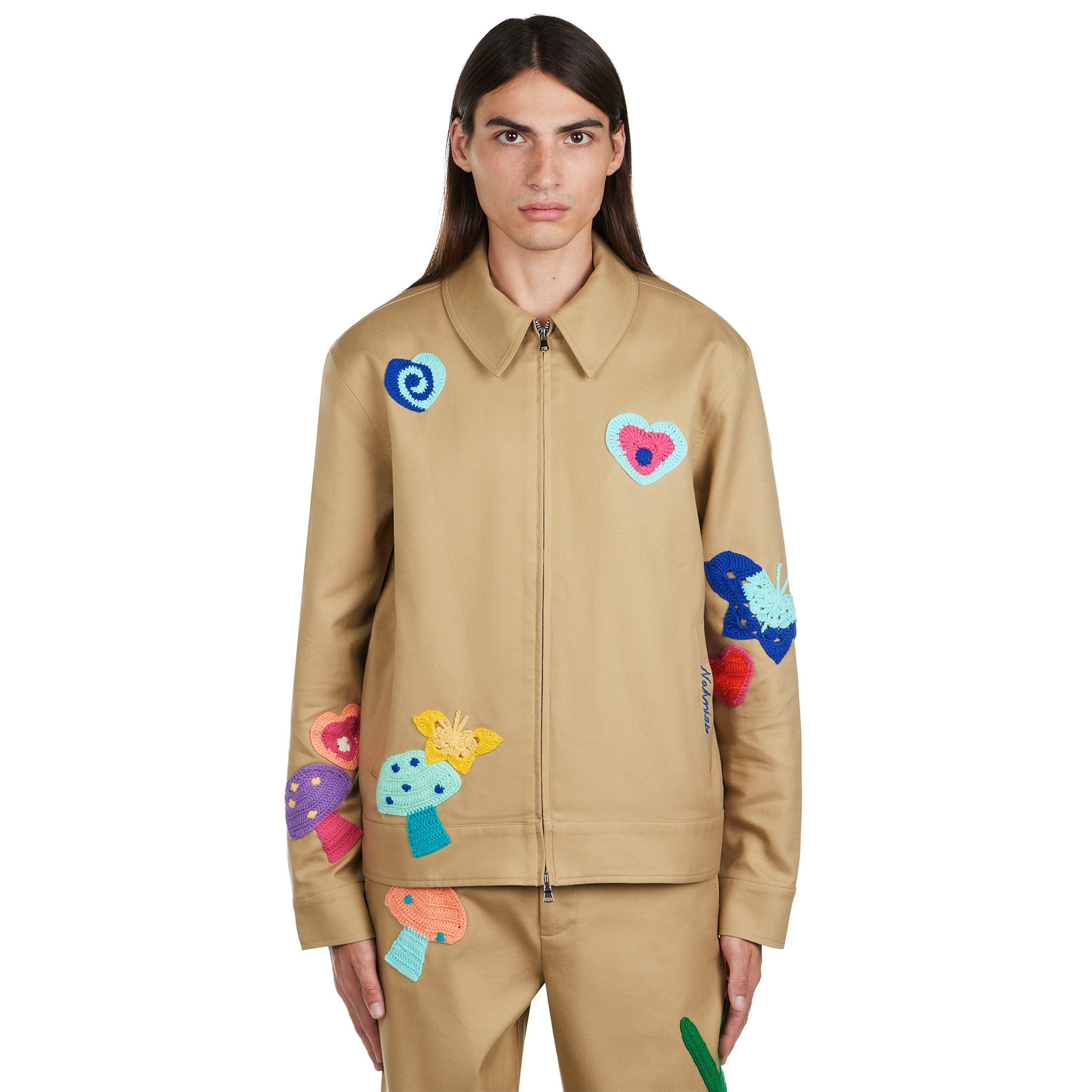 Sand - Nahmias - Men's Patch Coach Jacket - 3