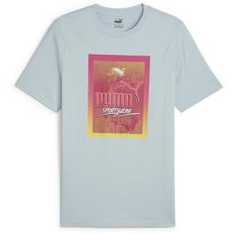 Puma Nike Air Cropped T-shirt in gemêleerd zwart