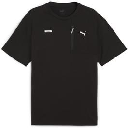 Puma T-shirt Con Stampa In Cotone A Fibra Lunga