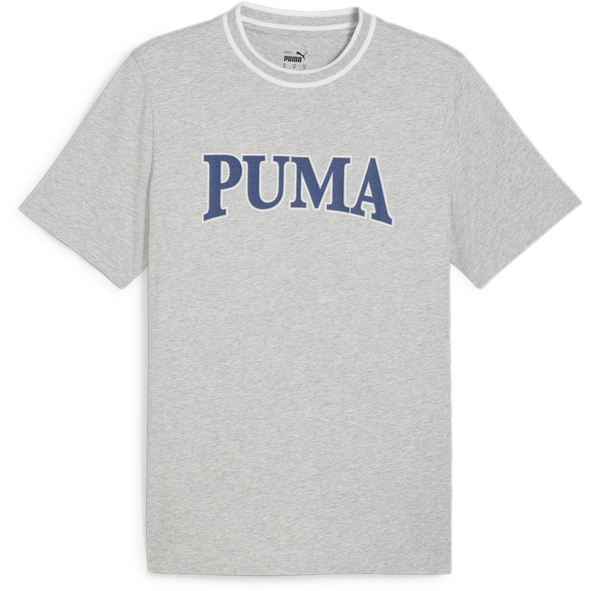Puma Men's Squad Big Graphic Regular Fit T-Shirt - Grey Heather - XS