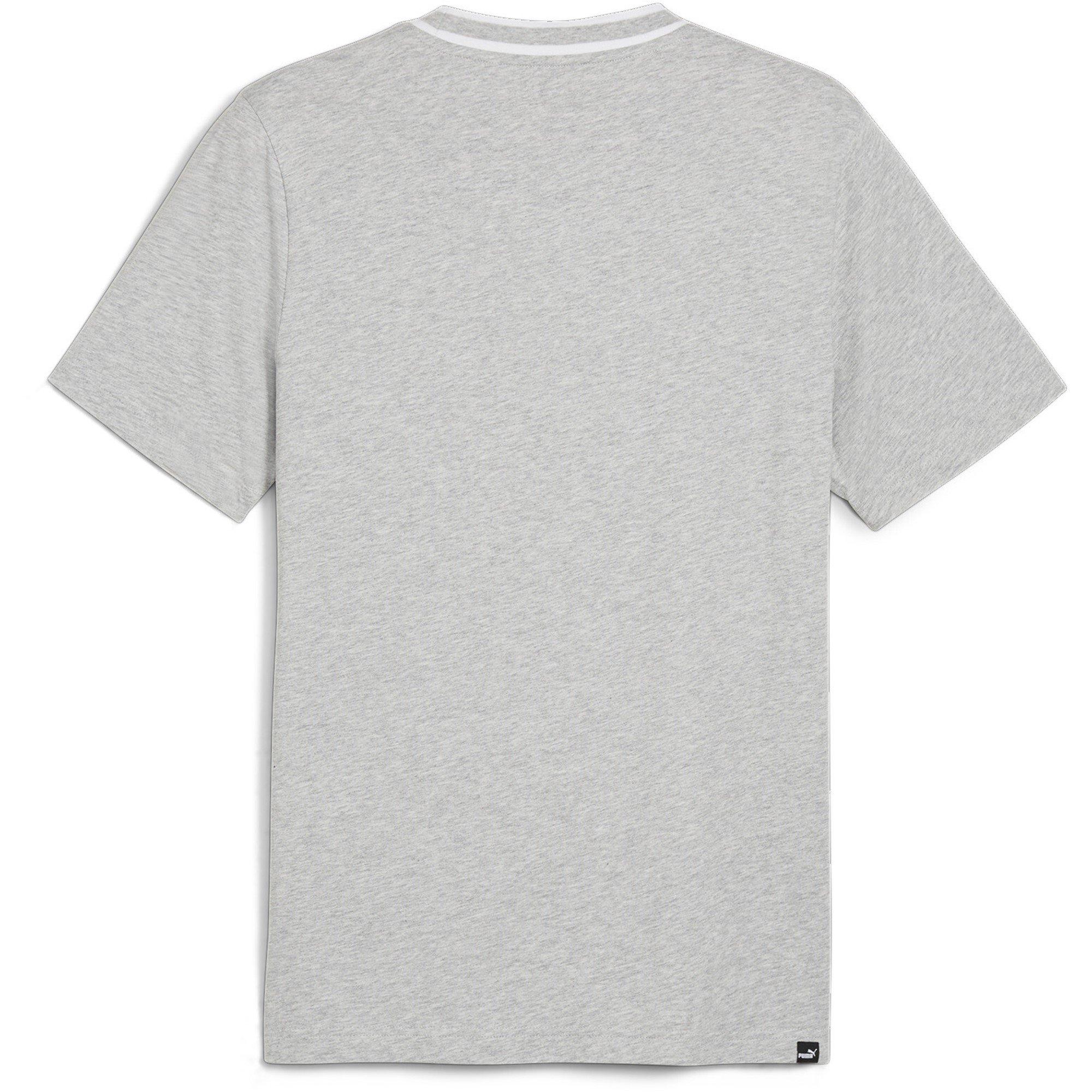 Grey Heather - Puma - SQUAD Big Graphic Regular Fit T-Shirt - 7