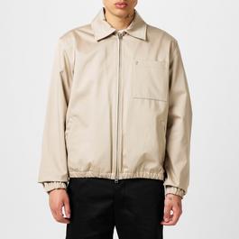 Ami Paris Logo Cotton Shirt Jacket Mens