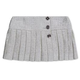 Versace Tweed Pleated Skirt Girls