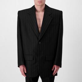 Saint Laurent Oversized Pinstripe Blazer