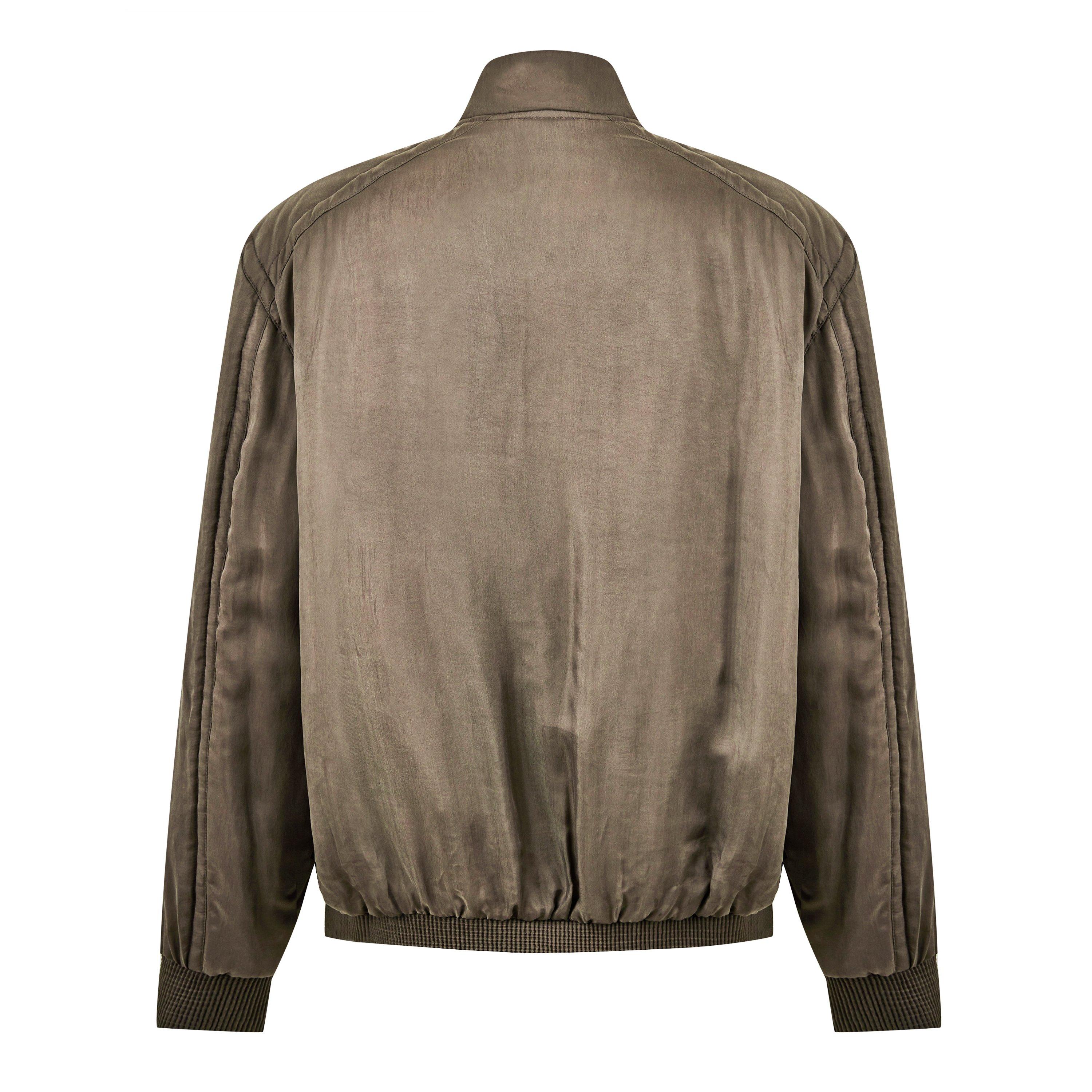 Khaki - Saint Laurent - Teddy Satin-Twill Bomber Jacket - 6