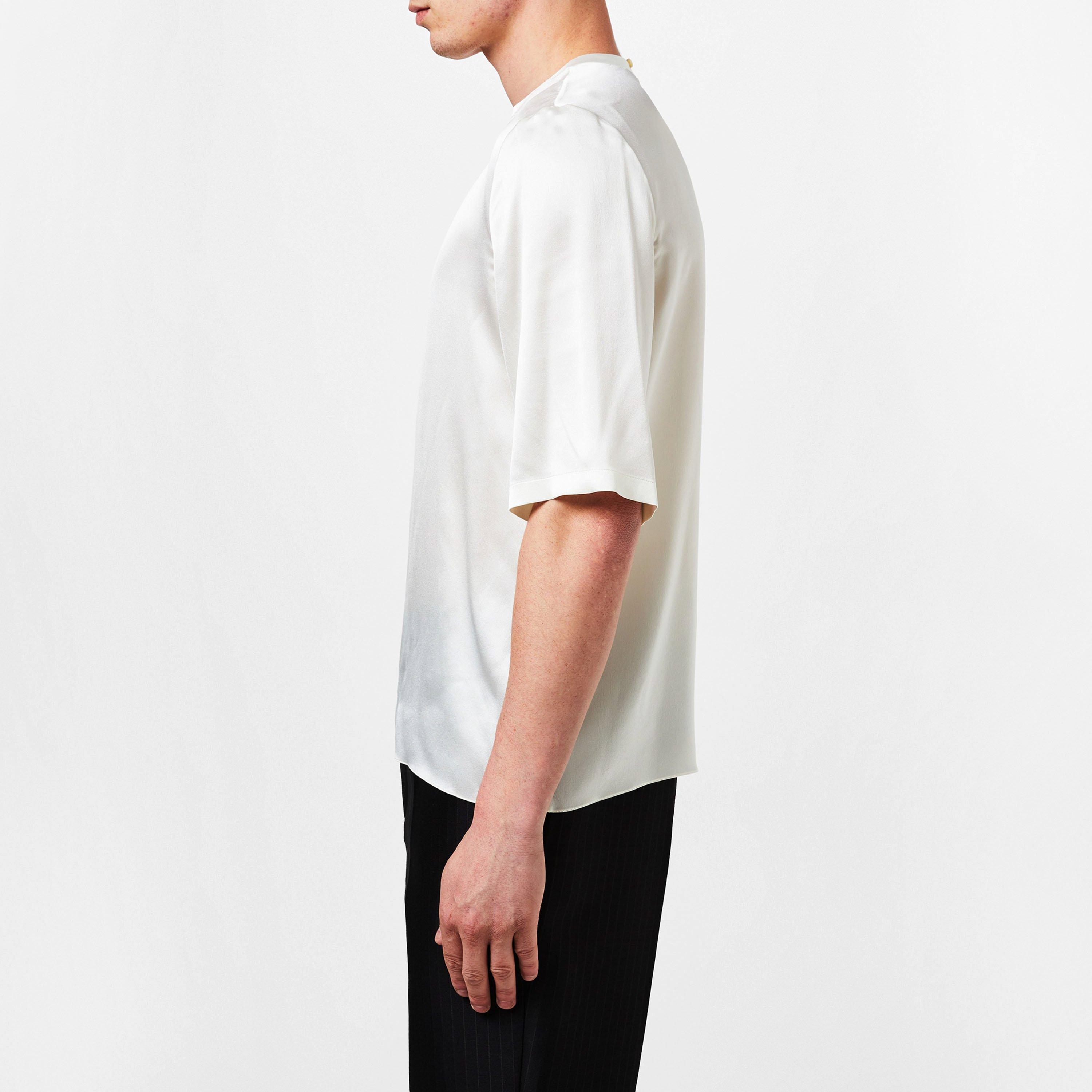 Creame - Saint Laurent - Satin T-Shirt - 2