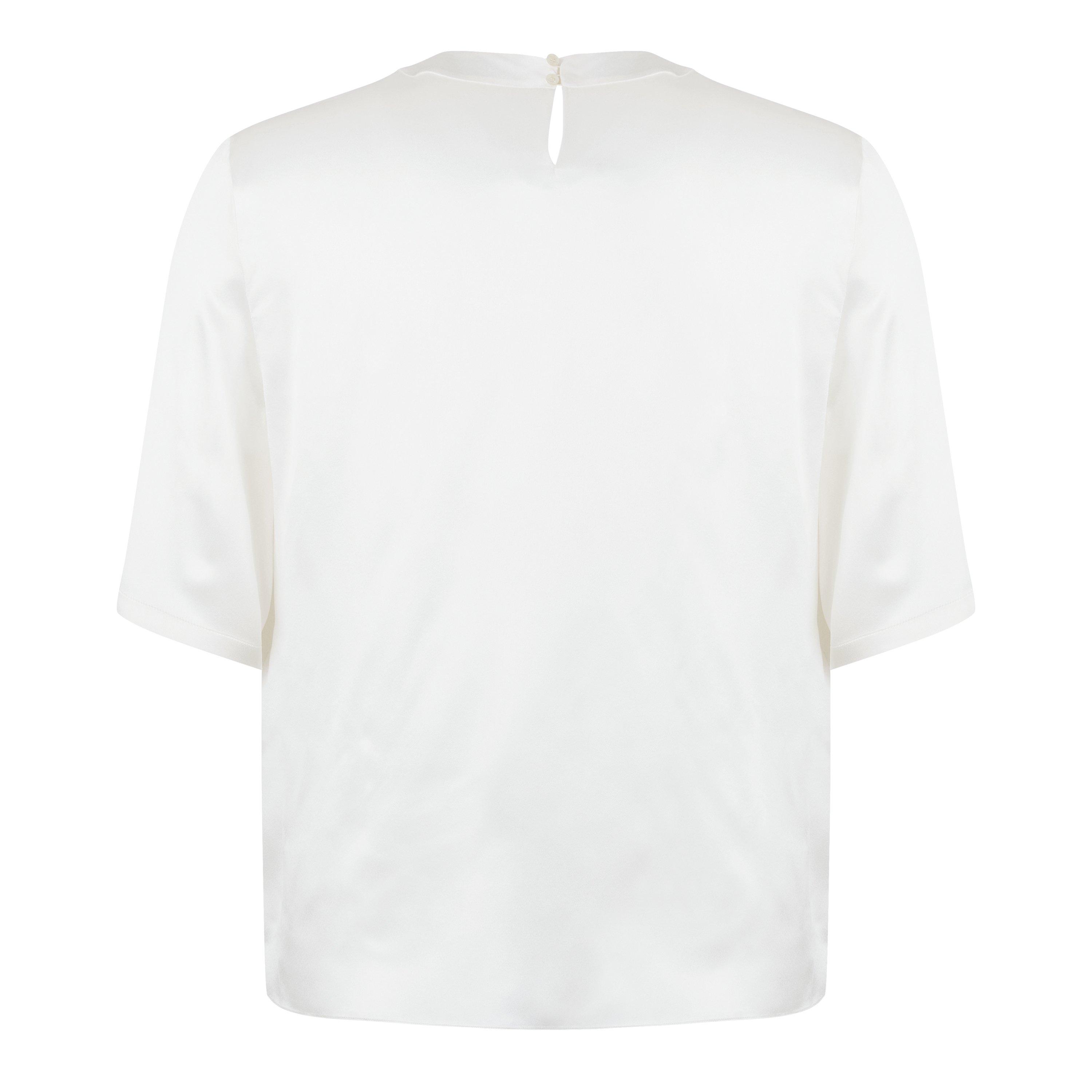 Creame - Saint Laurent - Satin T-Shirt - 6