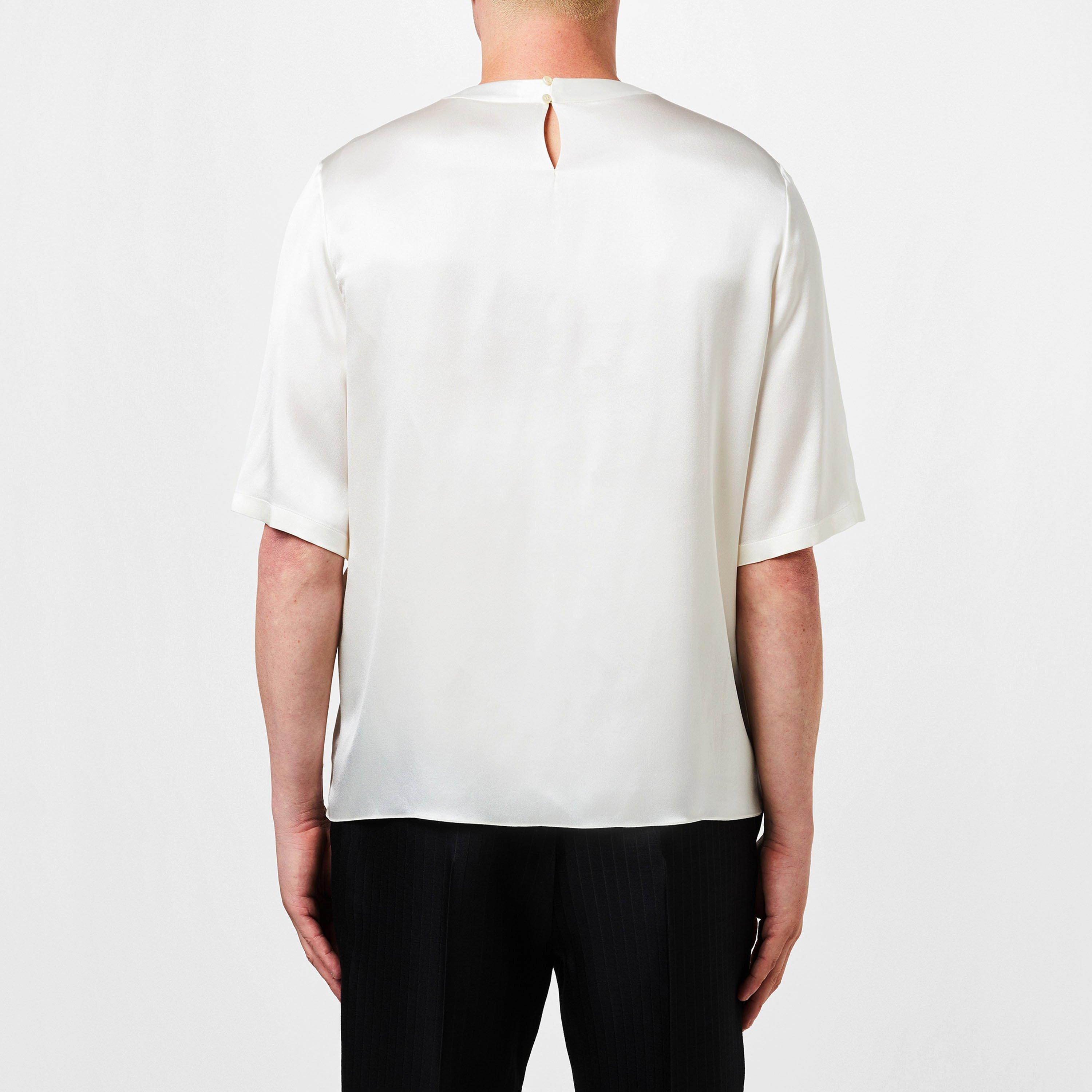 Creame - Saint Laurent - Satin T-Shirt - 3