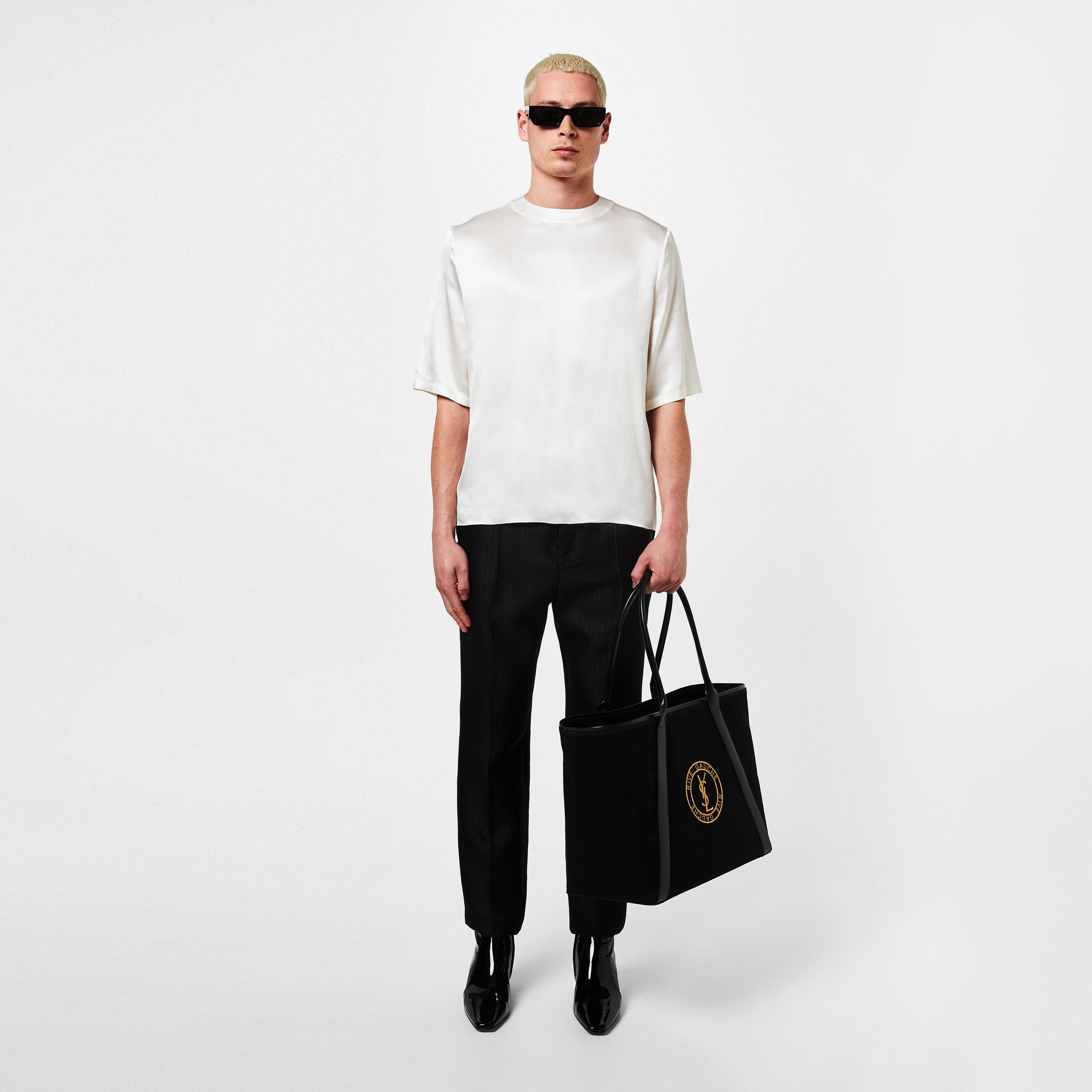 Creame - Saint Laurent - Satin T-Shirt - 4