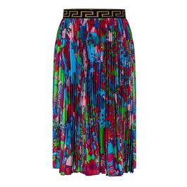 Versace Pleated Chiffon Skirt Junior Girls