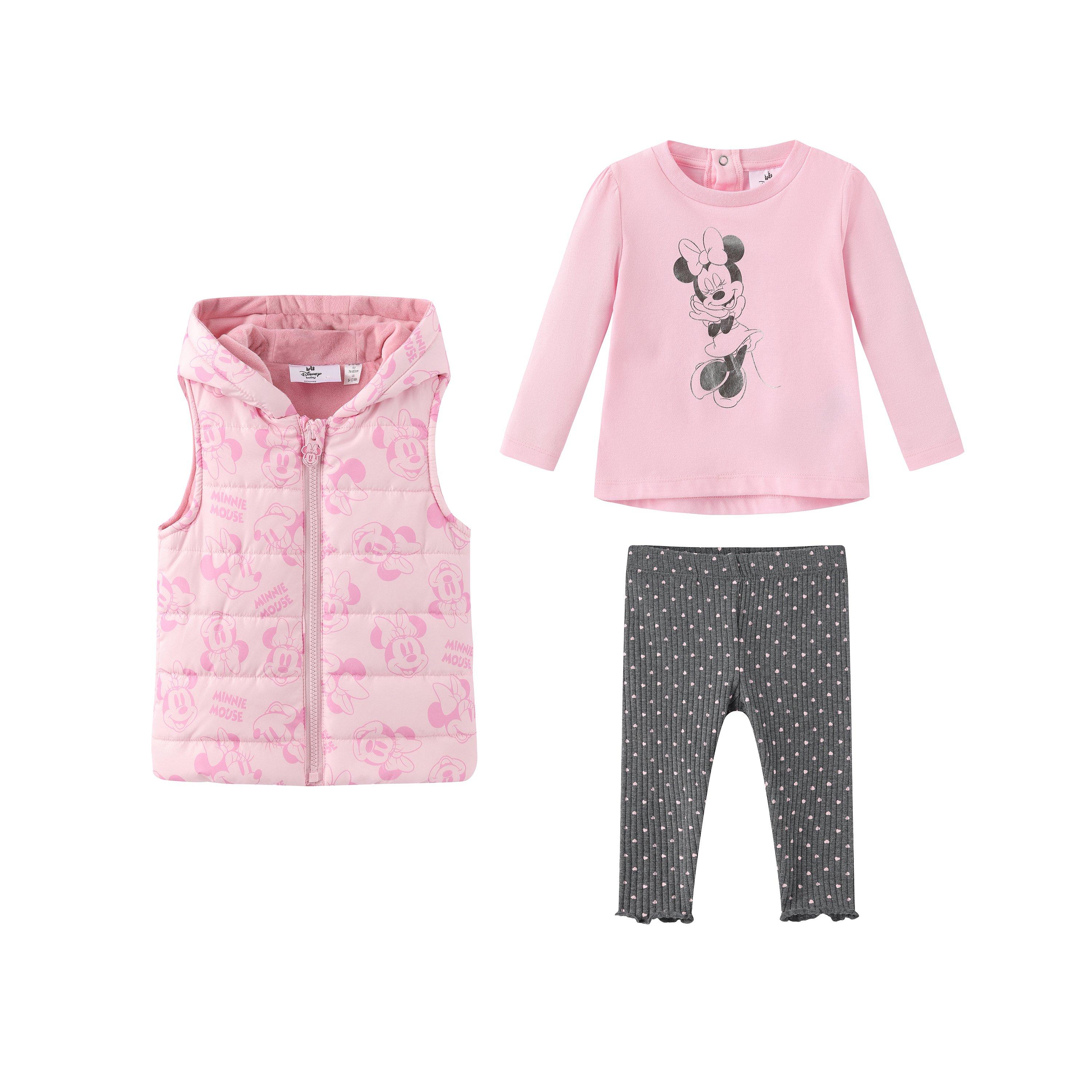 Unisex Kids Disney Hooded Long Sleeve Gilet Set