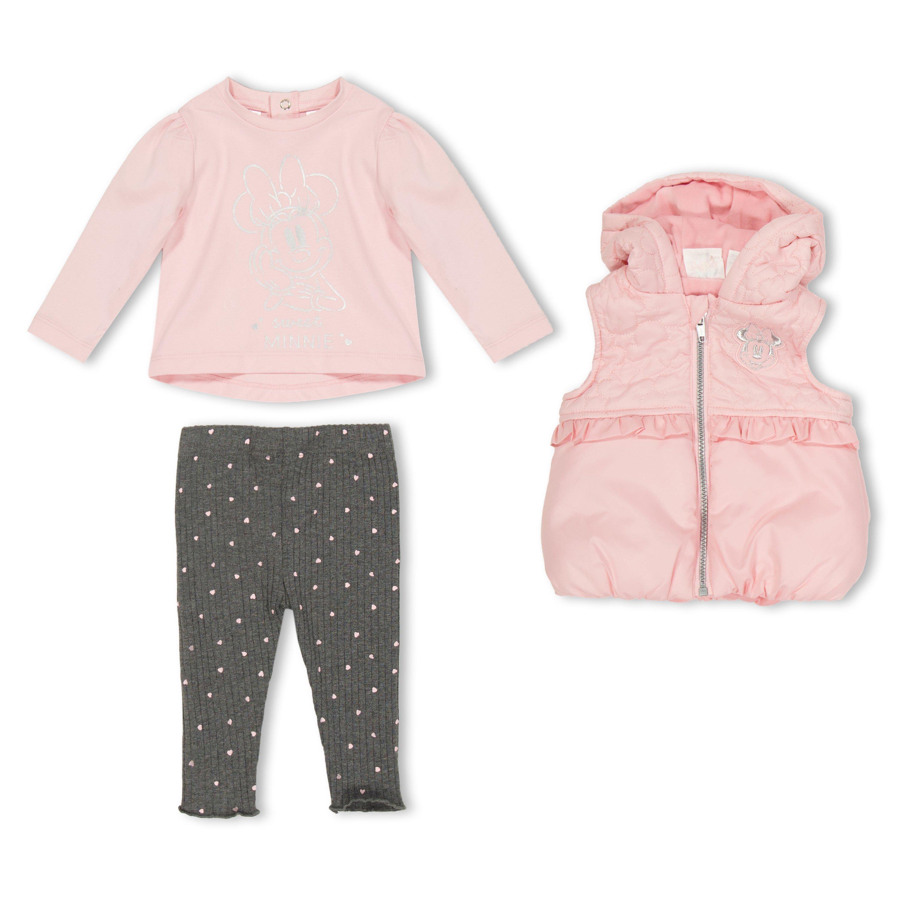 Character Unisex Kids Disney Hooded Long Sleeve Gilet Set