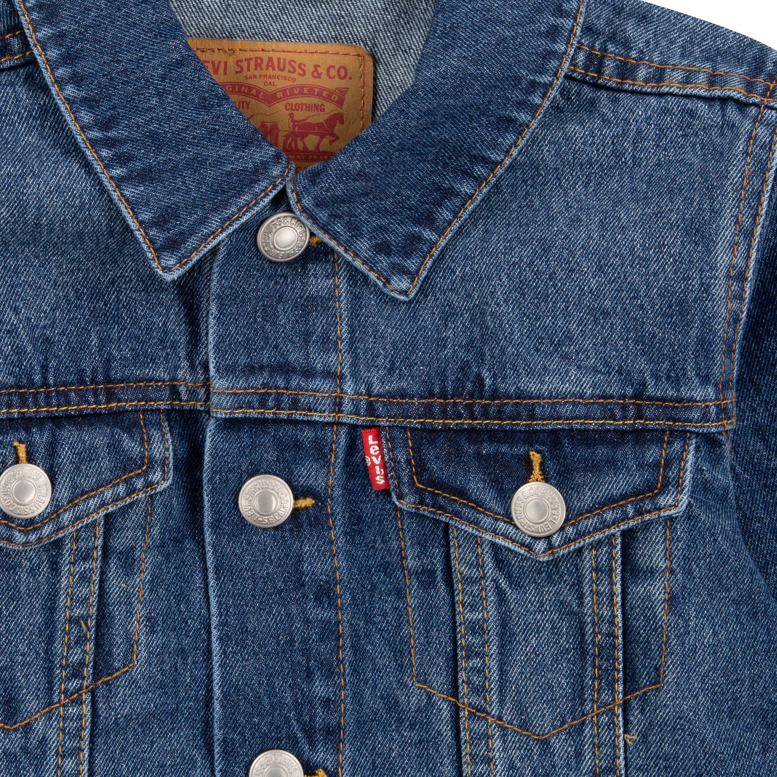 Bristol - Levis - Unisex Kids Trucker Cotton Long Sleeve Denim Jacket - 5