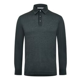 Canali Long Sleeve Polo