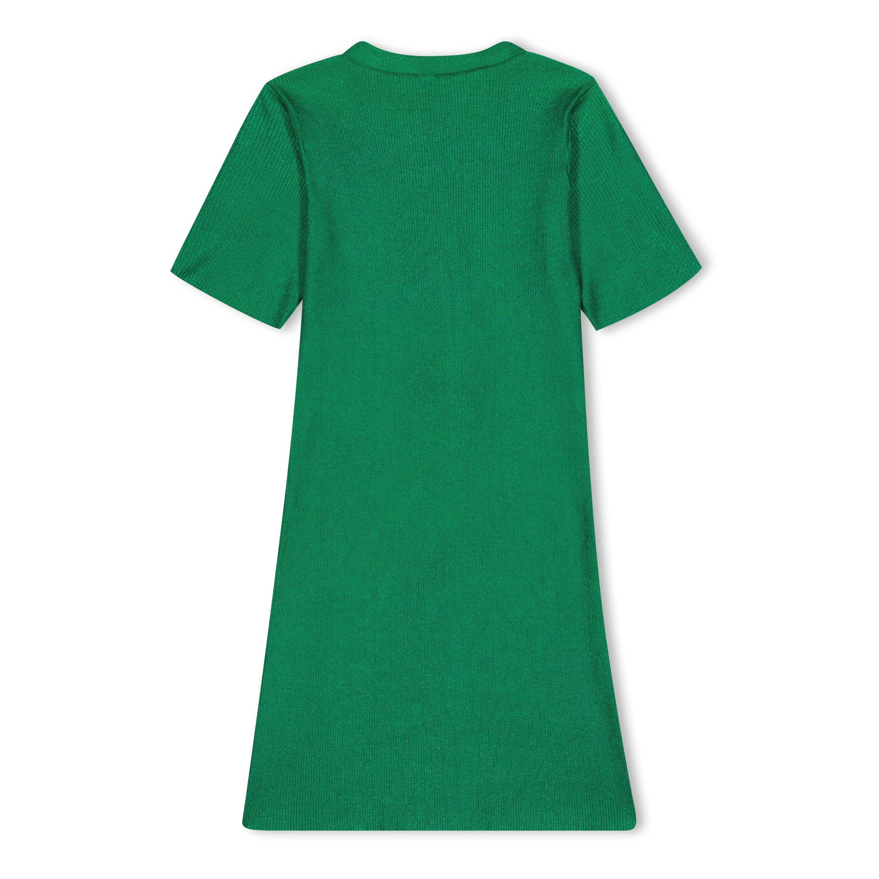 Green K575 - Diesel - Kids' Knitted Logo T-Shirt Dress - 2