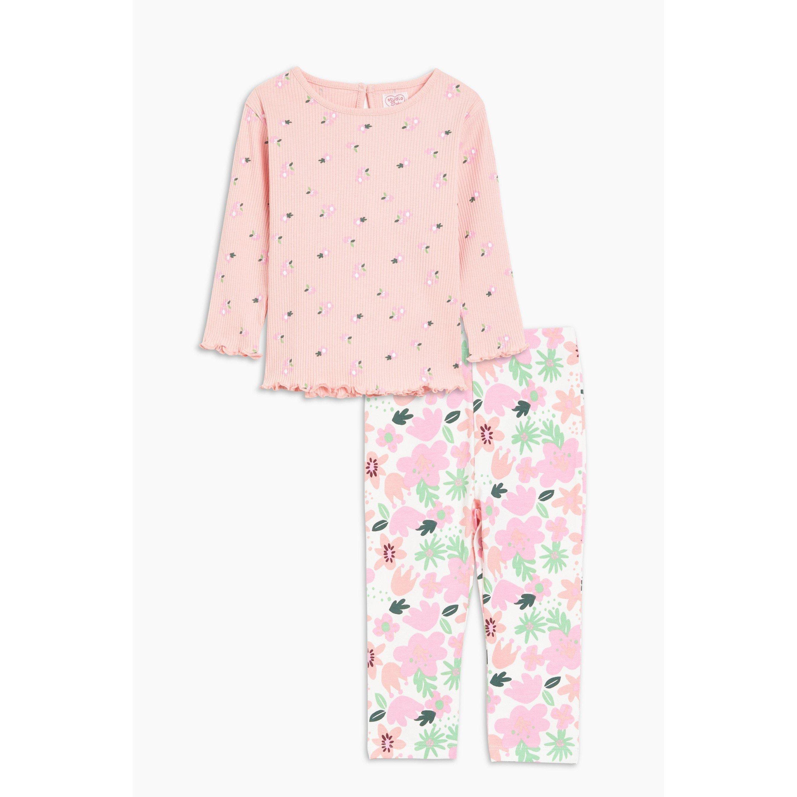 Hello World Studio Baby Floral Leggings