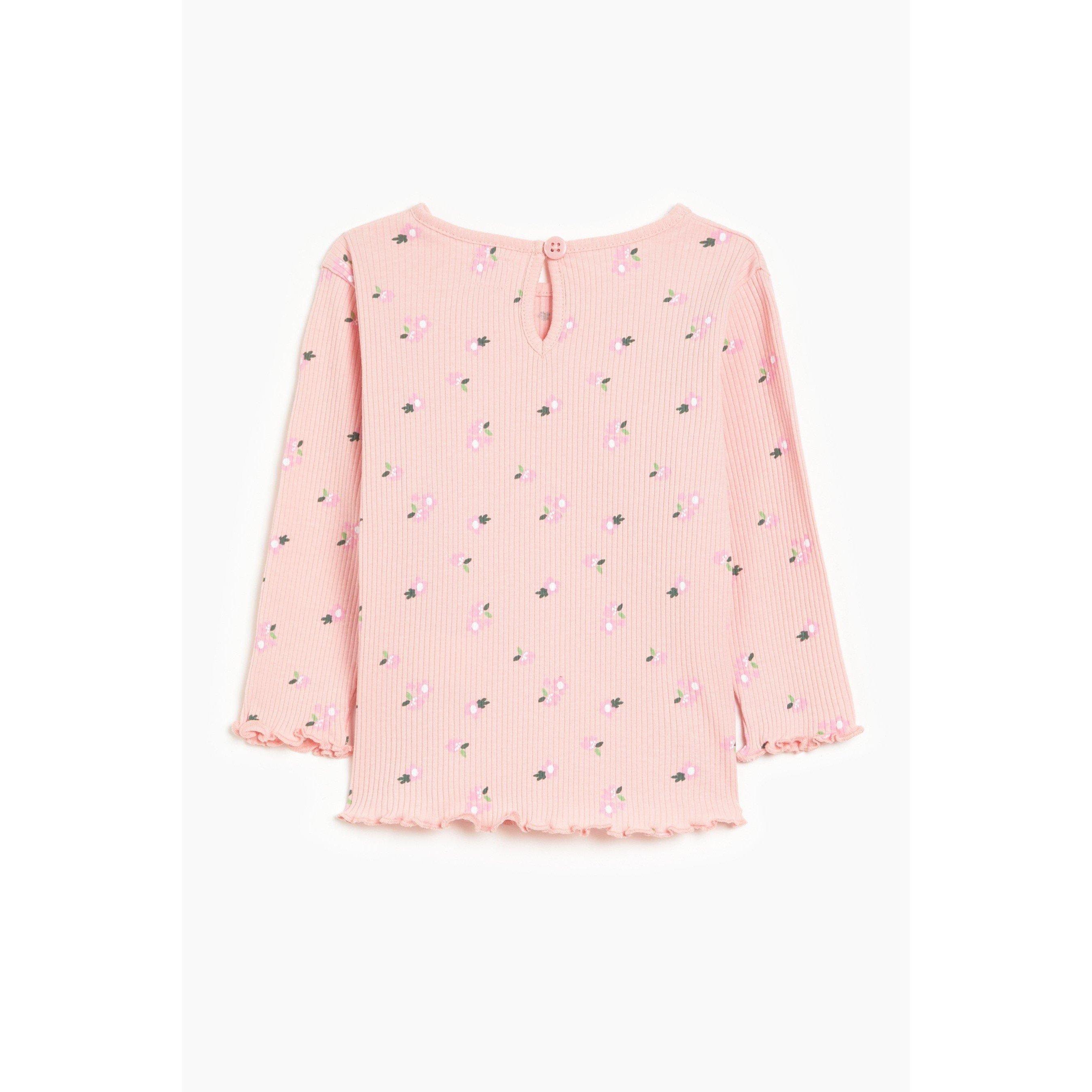 Pink/Multi - Hello World - Studio Baby Floral Leggings - 4