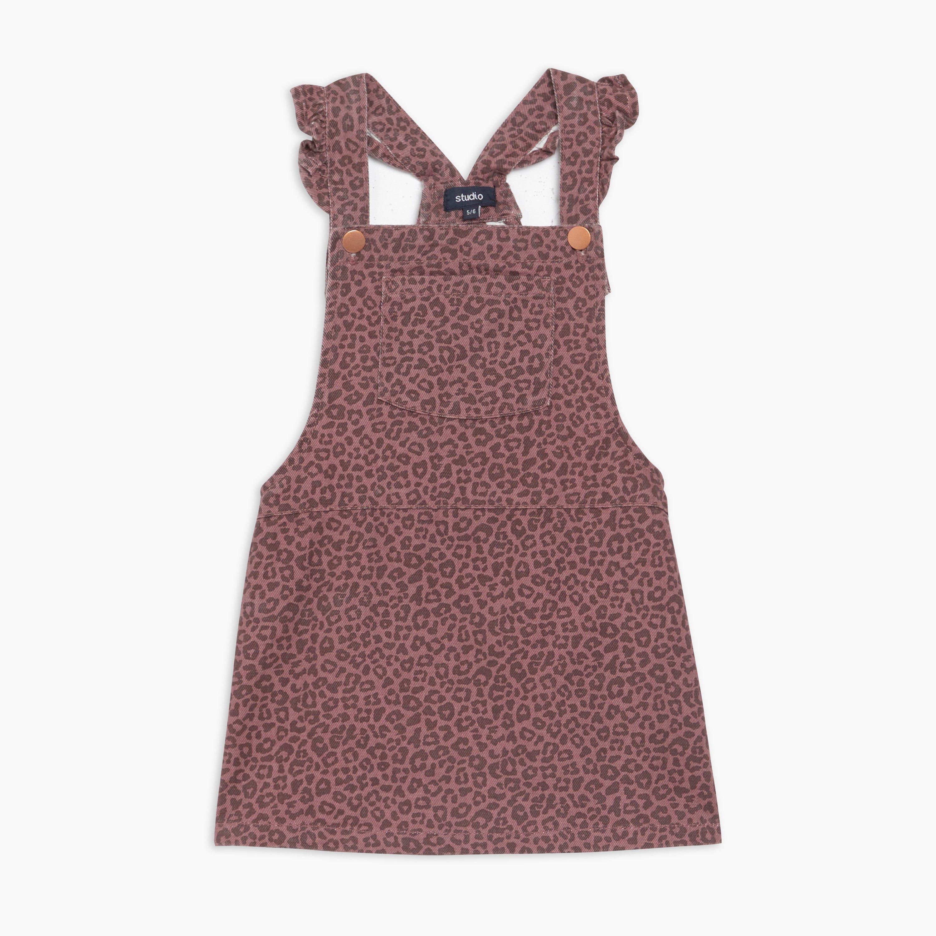 Bourgondië - Be You - Younger Girls Pinafore and T-shirt Set - 4