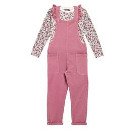 Be You Studio Younger Girls Dungaree and T-shirt Set