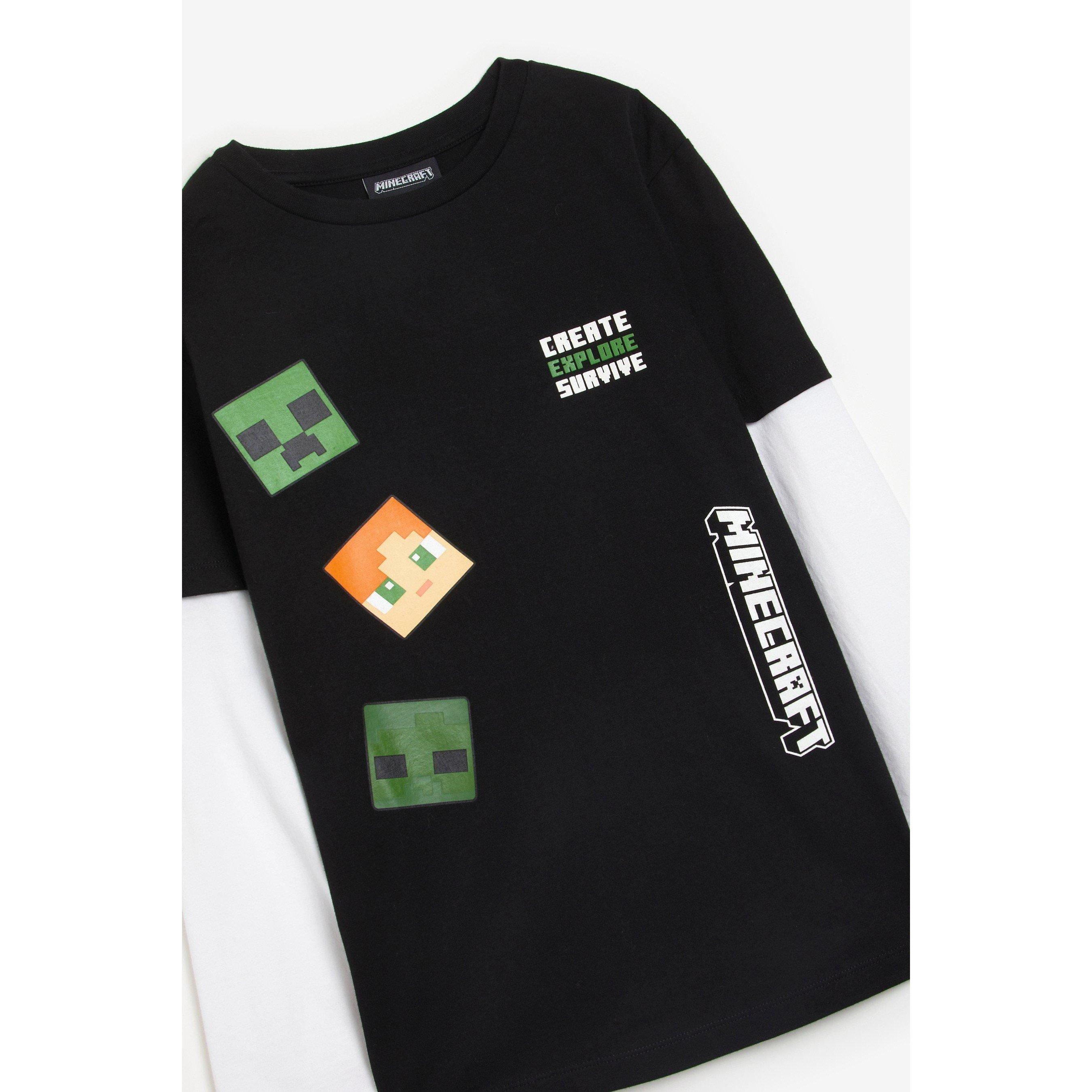Minecraft - Character - Gaming Boys Minecraft Longsleeve T-shirt - 4