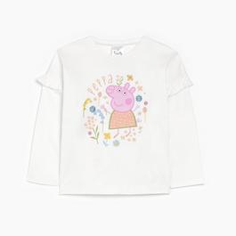 Character Peppa Pig Frill Long Sleeve Top