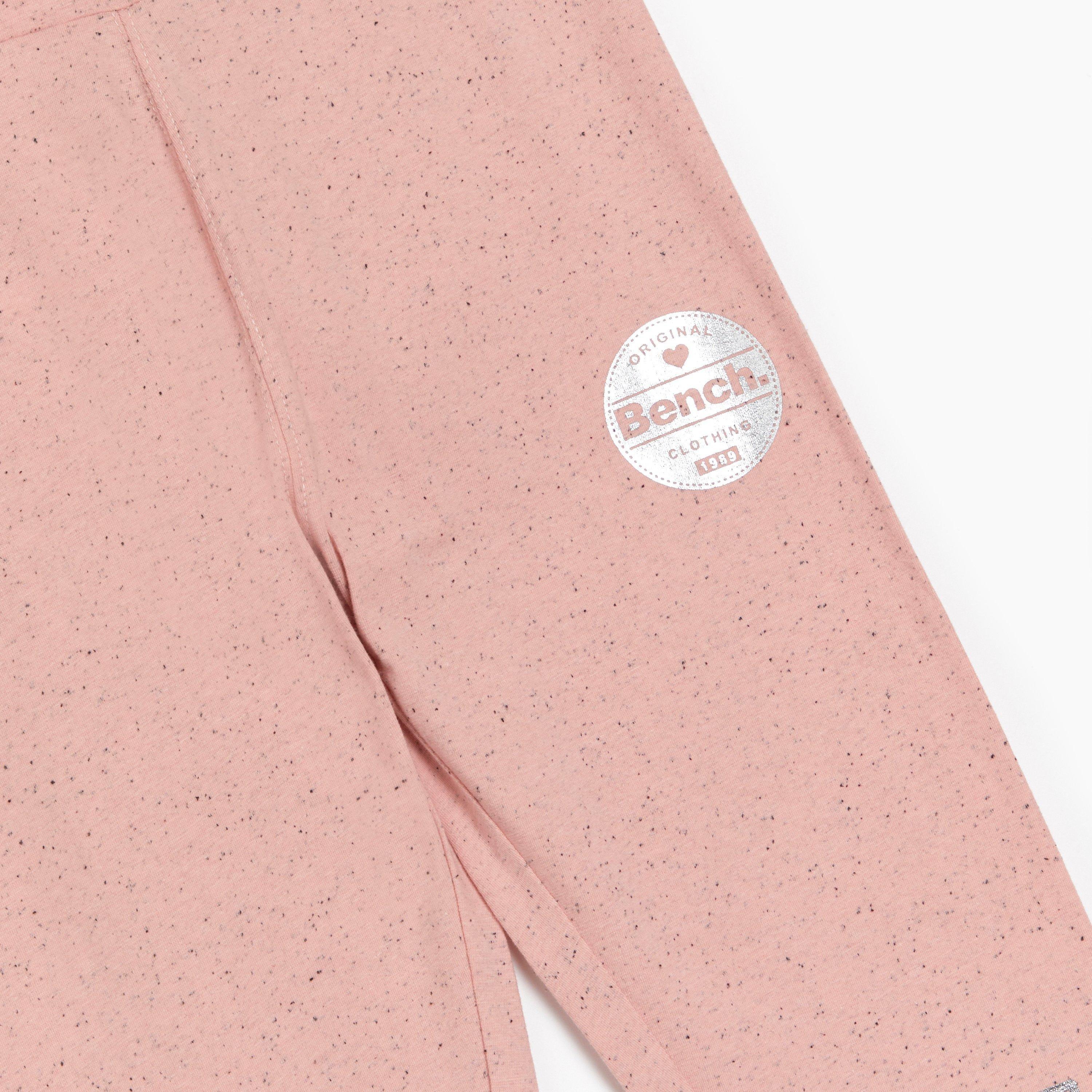 Multi - Bench - Girls Pack of 2 Marl Pink/Charocal Leggings - 7