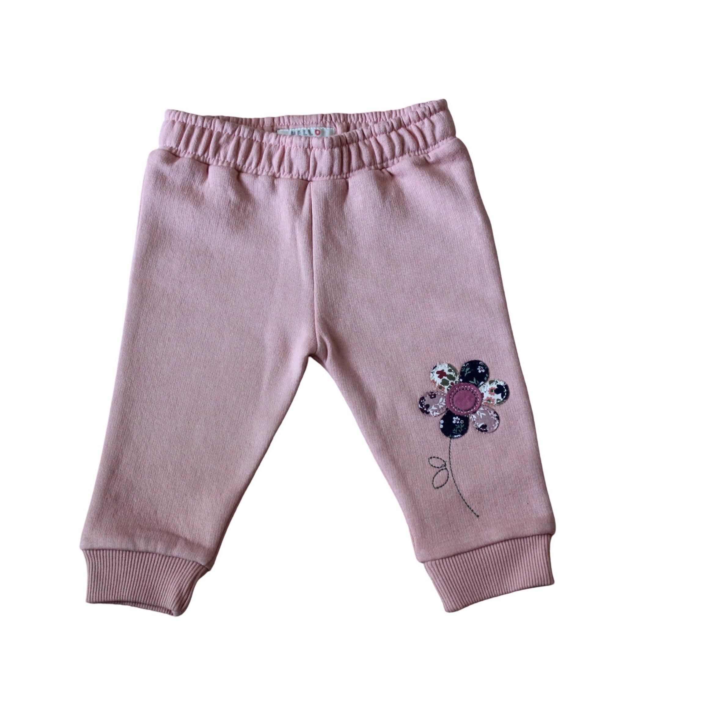 Pink - Hello World - Girls 3-Piece Outfit Set - 3