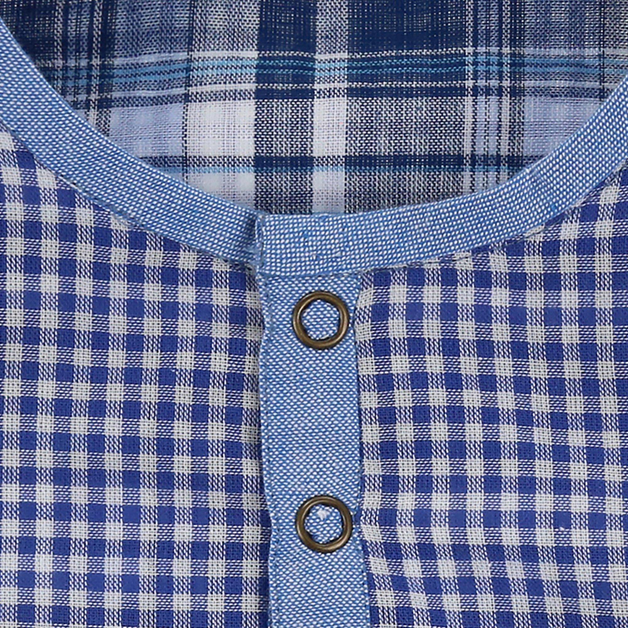 Blue - Lilly and Sid - Bear Reversible Clothing Set - 3