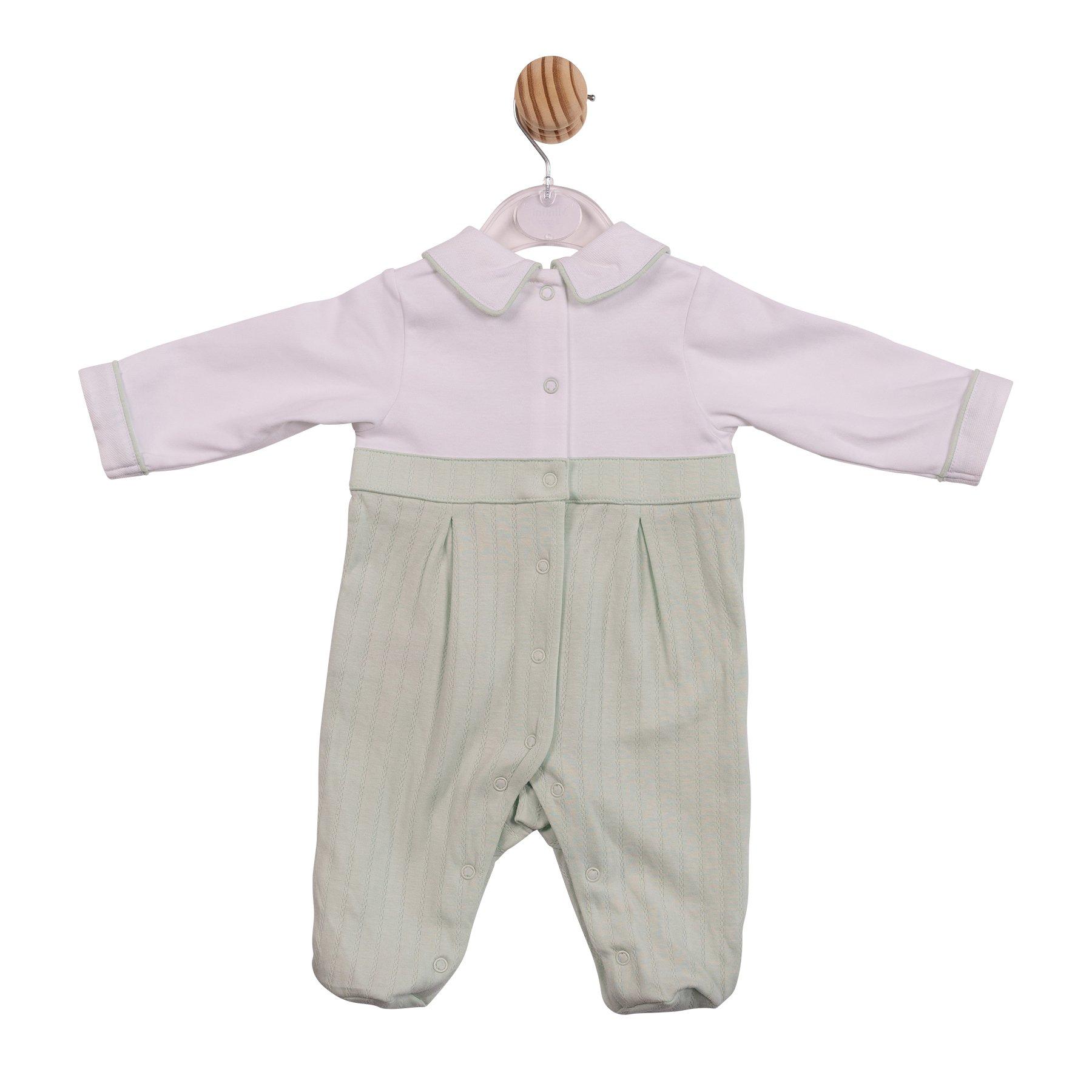 White/Pistachio - Mintini Baby - Kids' All In One Clothing Set - 2