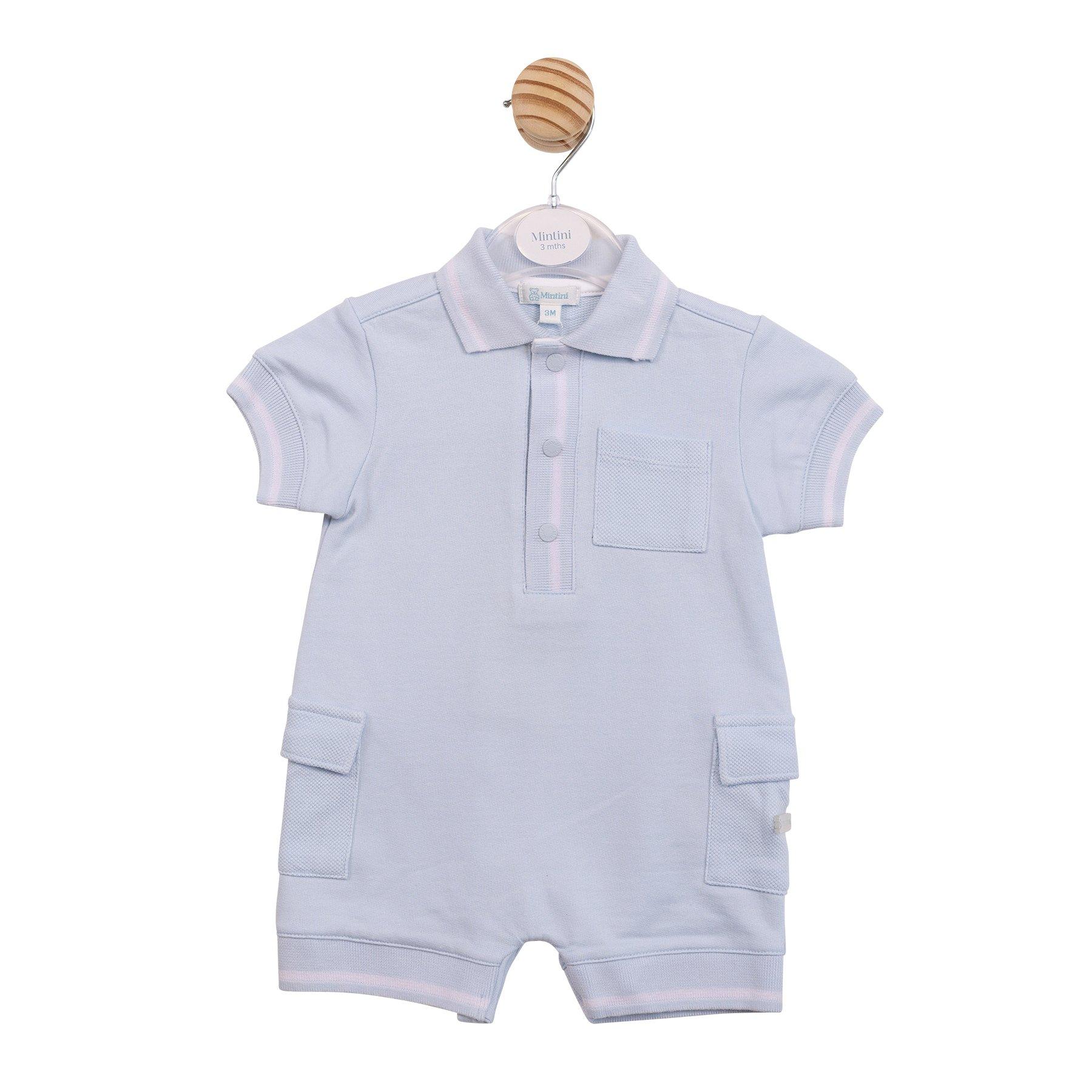 Blu - Mintini Baby - Baby Romper Set - 1